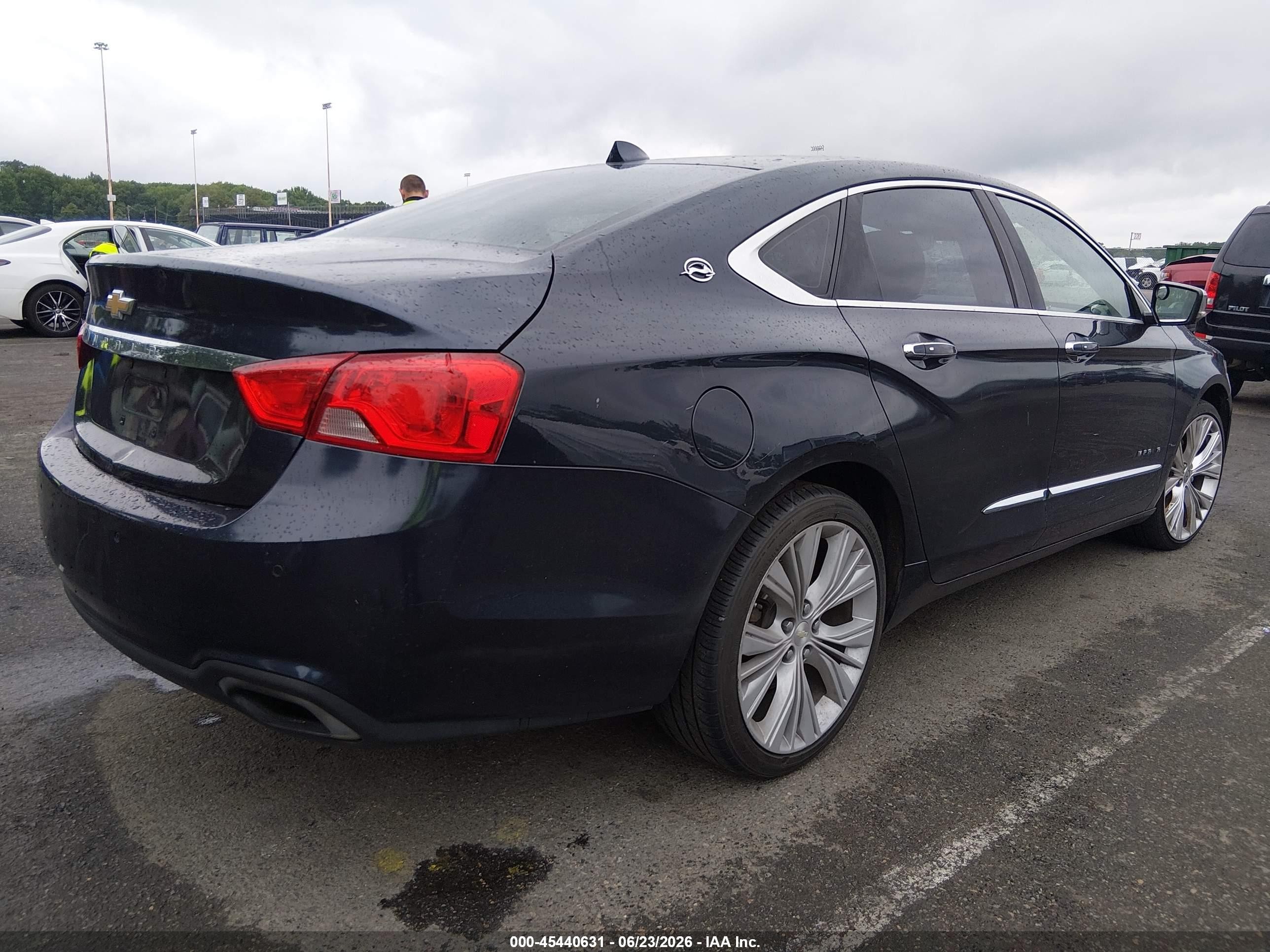 2014 Chevrolet Impala 1lz Blue vin: 2G1145SL7E9125483