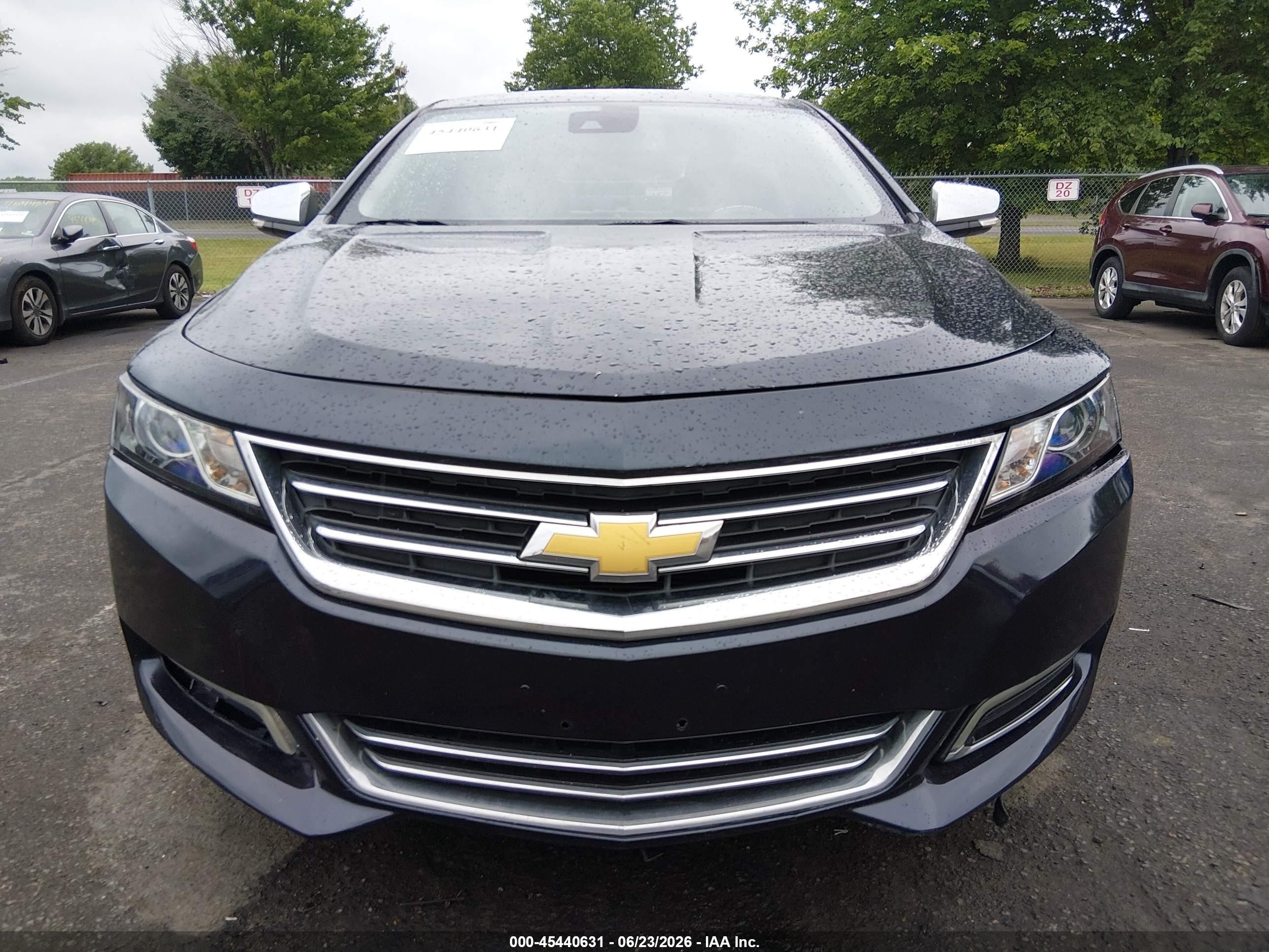 2014 Chevrolet Impala 1lz Blue vin: 2G1145SL7E9125483