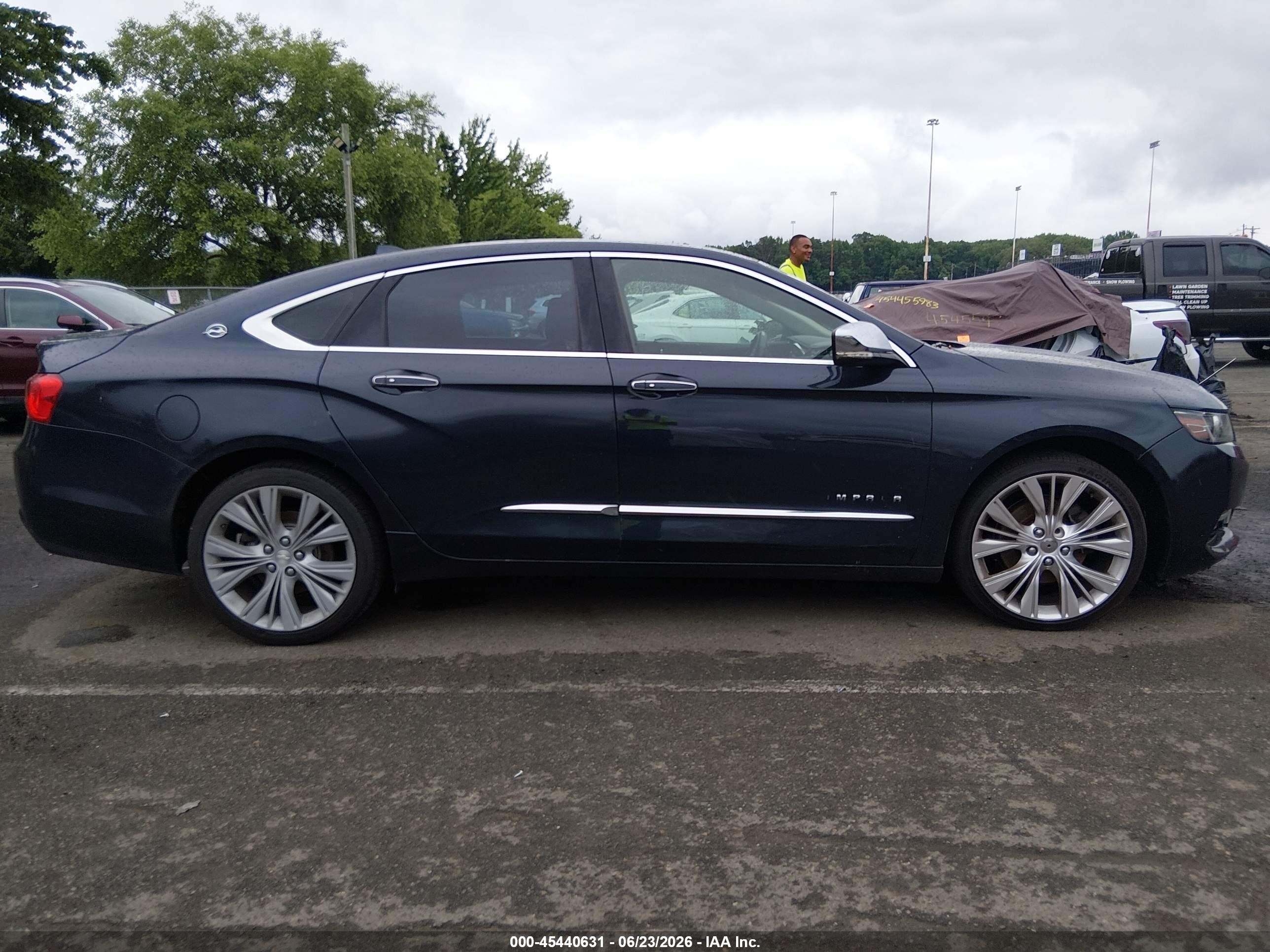 2014 Chevrolet Impala 1lz Blue vin: 2G1145SL7E9125483