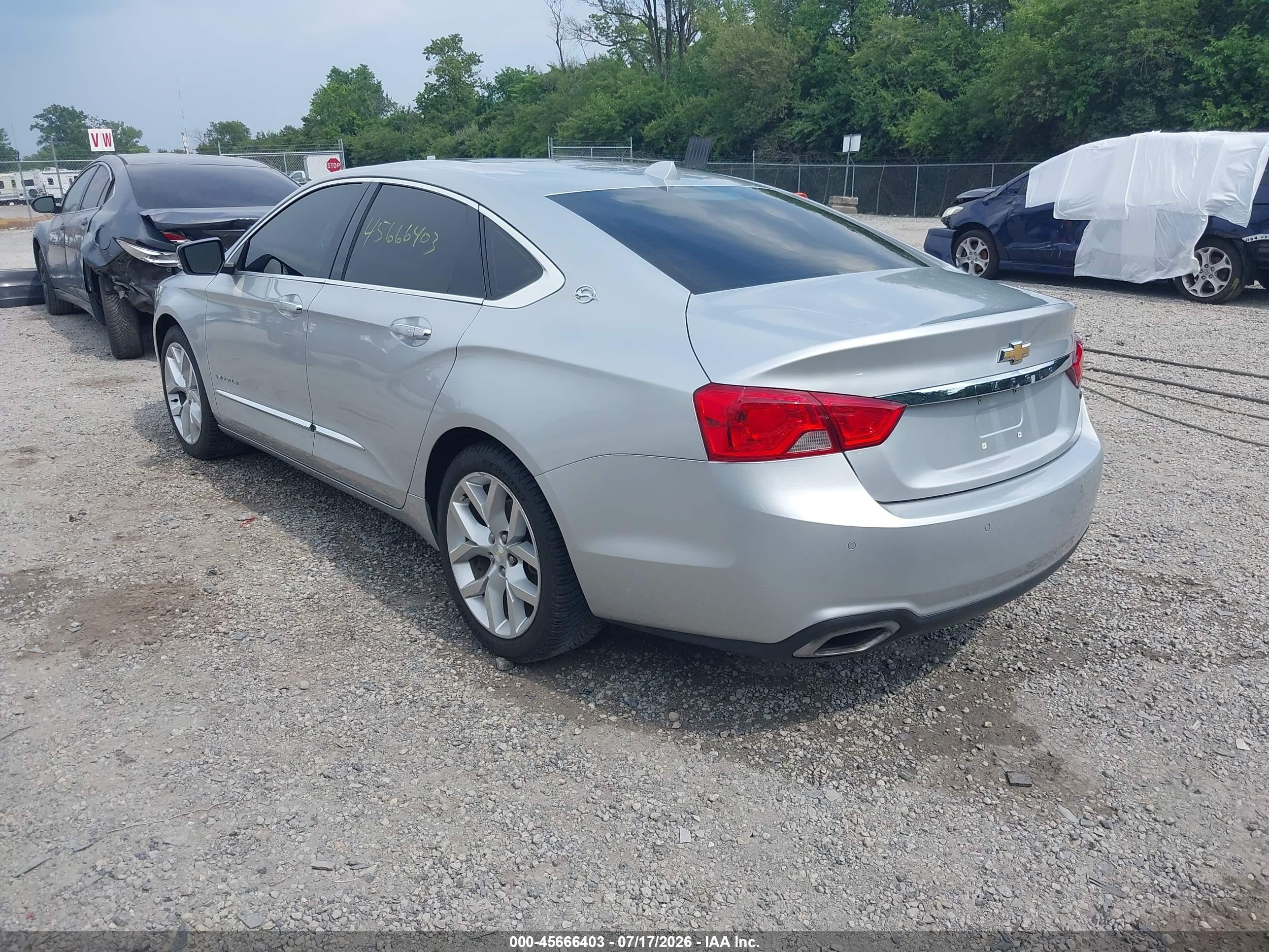 2014 Chevrolet Impala 2lz Gray vin: 2G1155S30E9137844