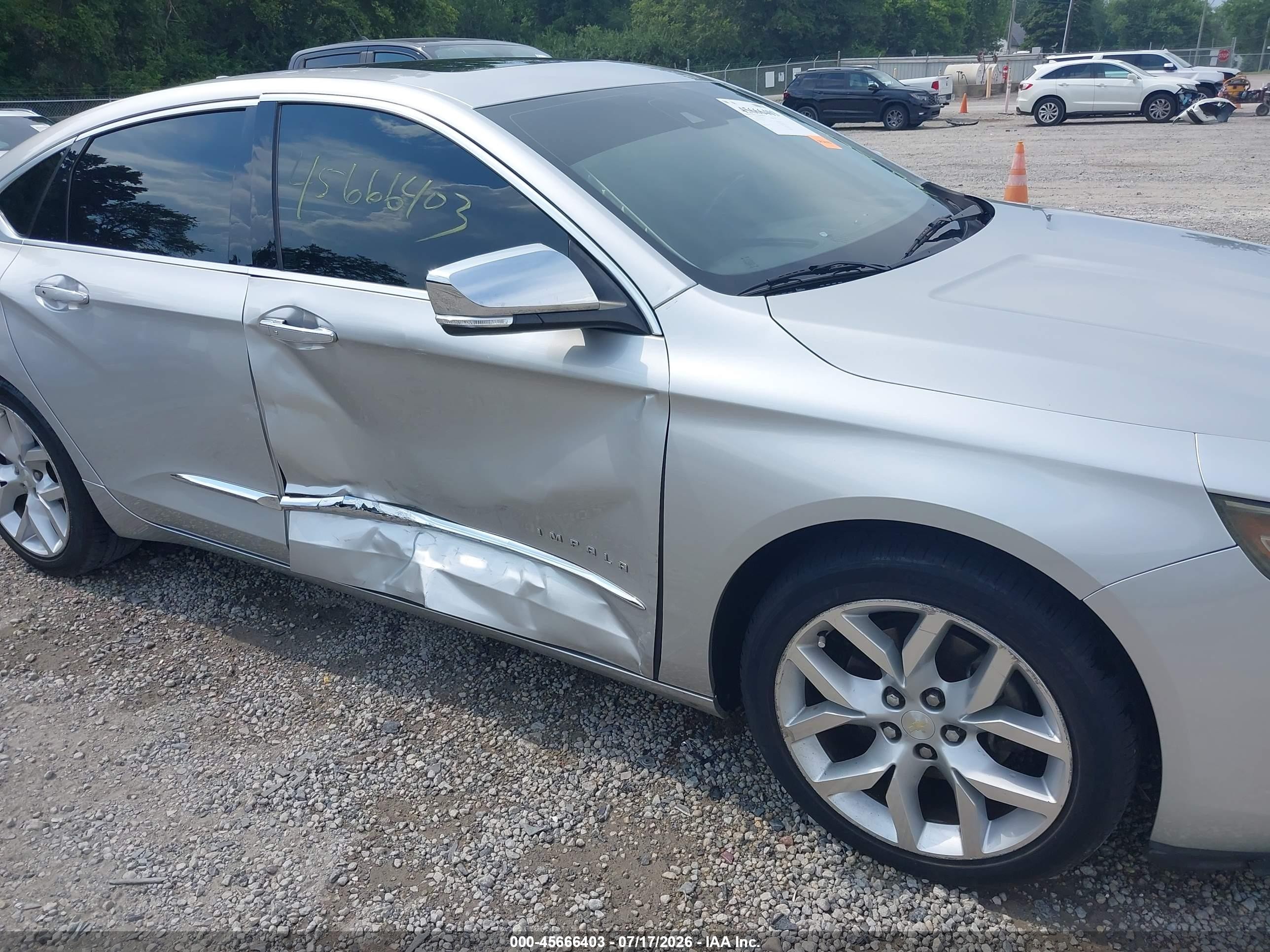 2014 Chevrolet Impala 2lz Gray vin: 2G1155S30E9137844