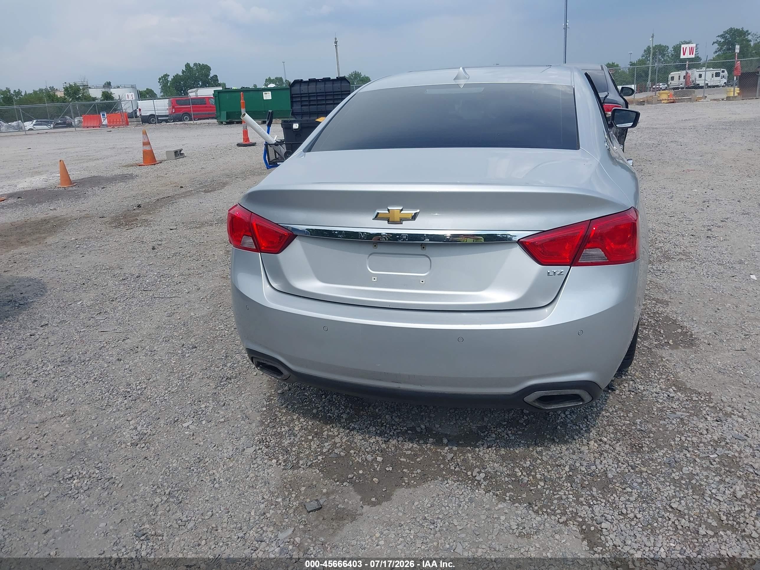 2014 Chevrolet Impala 2lz Gray vin: 2G1155S30E9137844