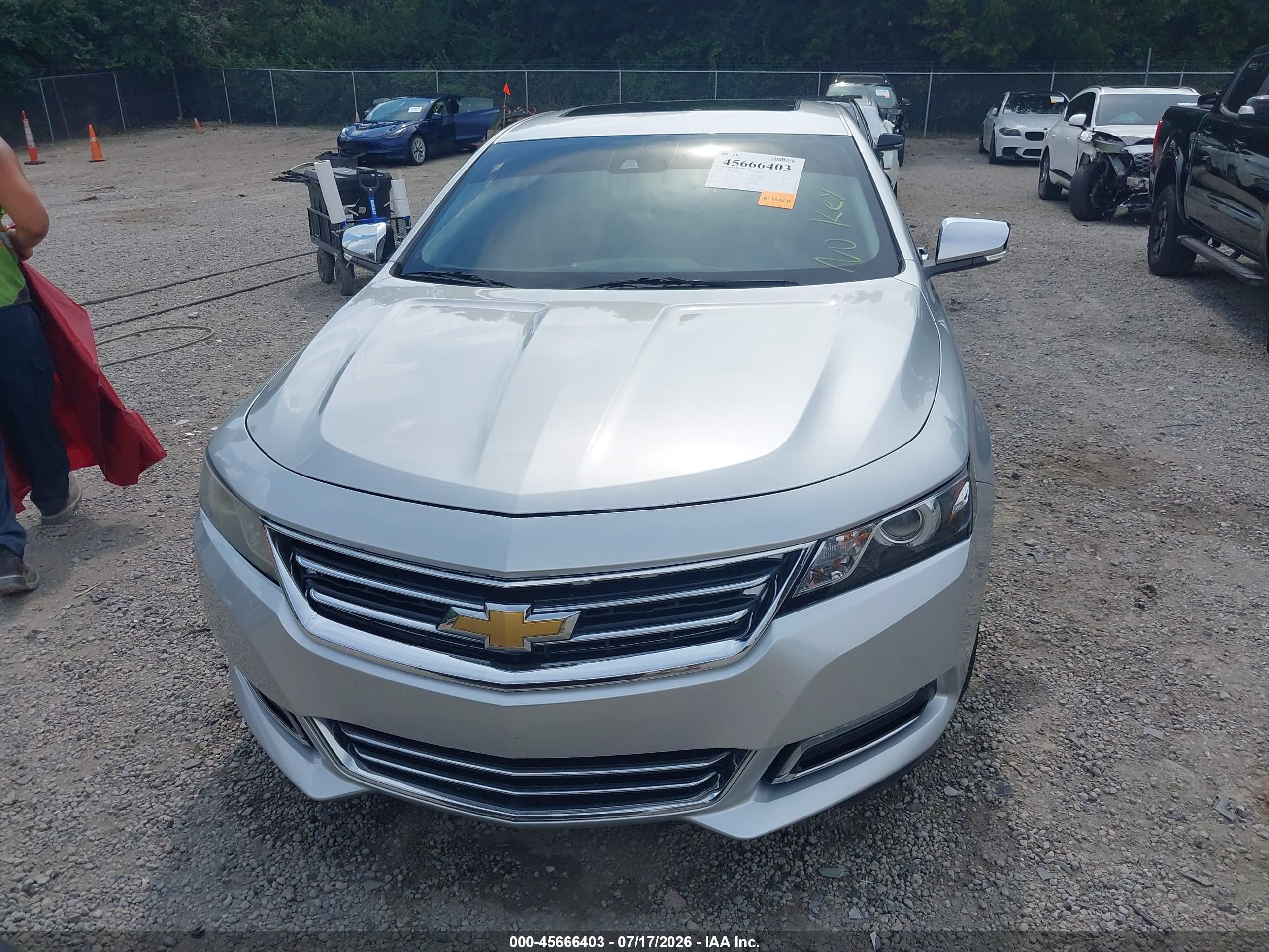 2014 Chevrolet Impala 2lz Gray vin: 2G1155S30E9137844
