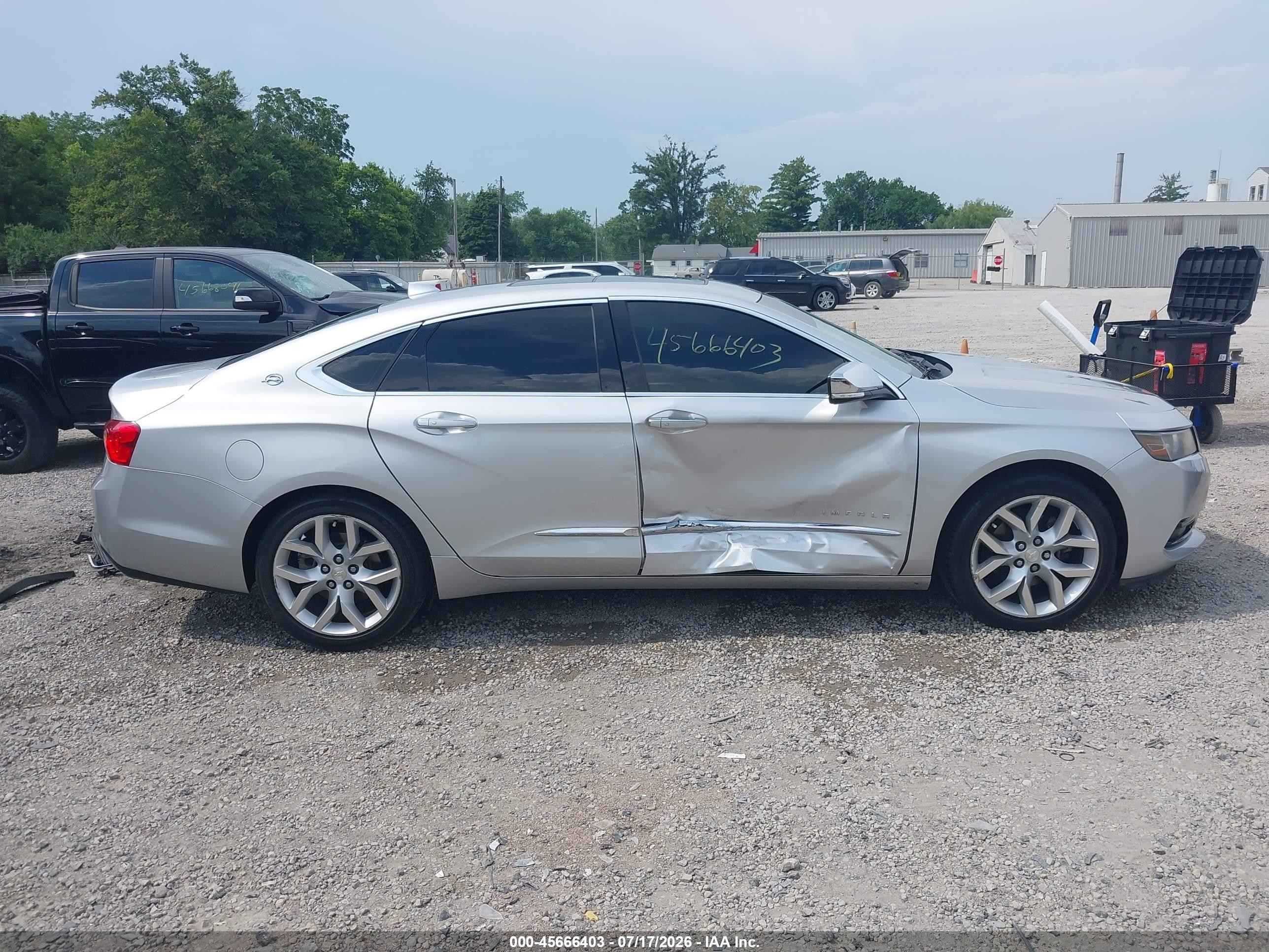 2014 Chevrolet Impala 2lz Gray vin: 2G1155S30E9137844