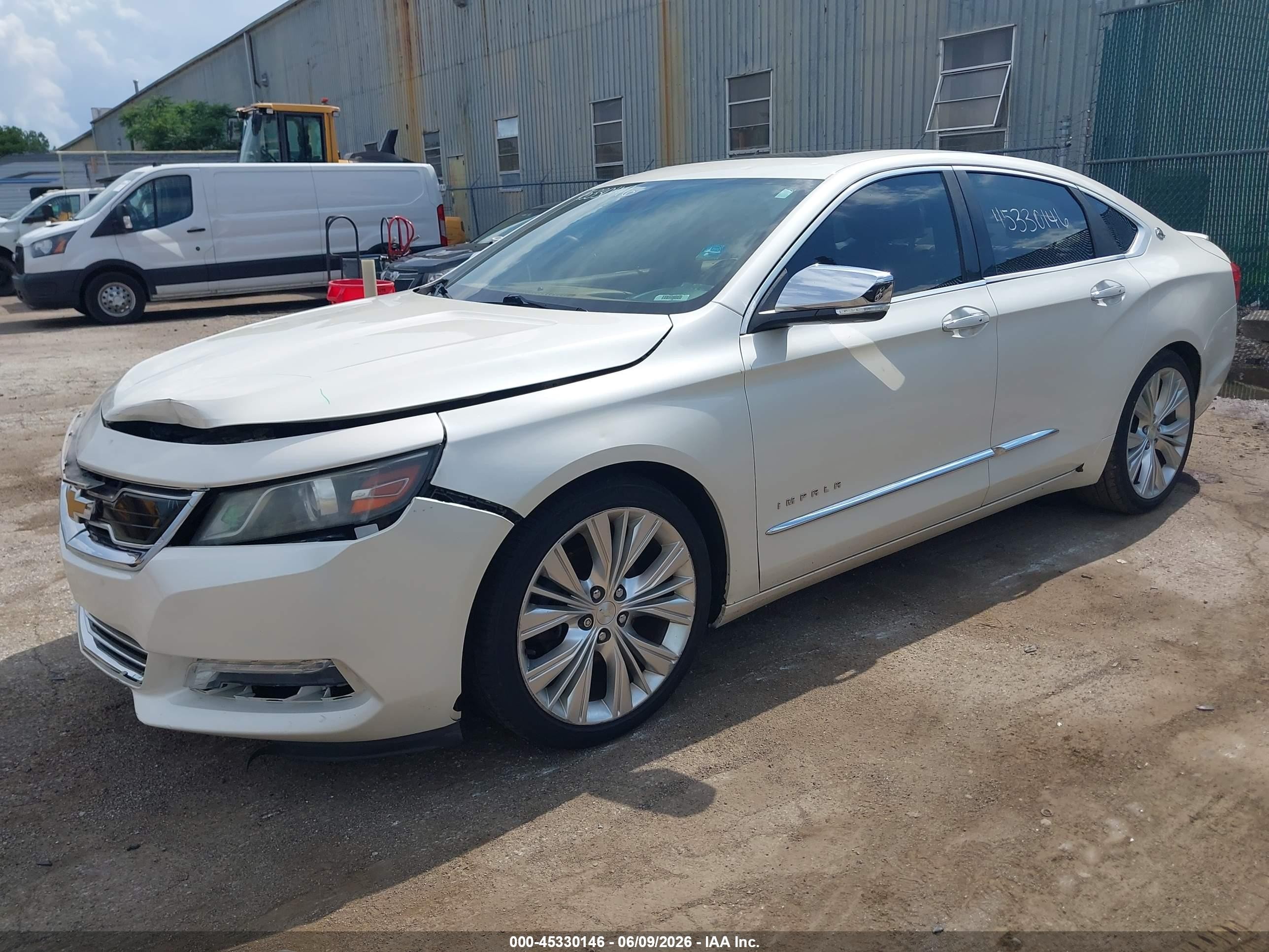2014 Chevrolet Impala 2lz White vin: 2G1155S30E9219430