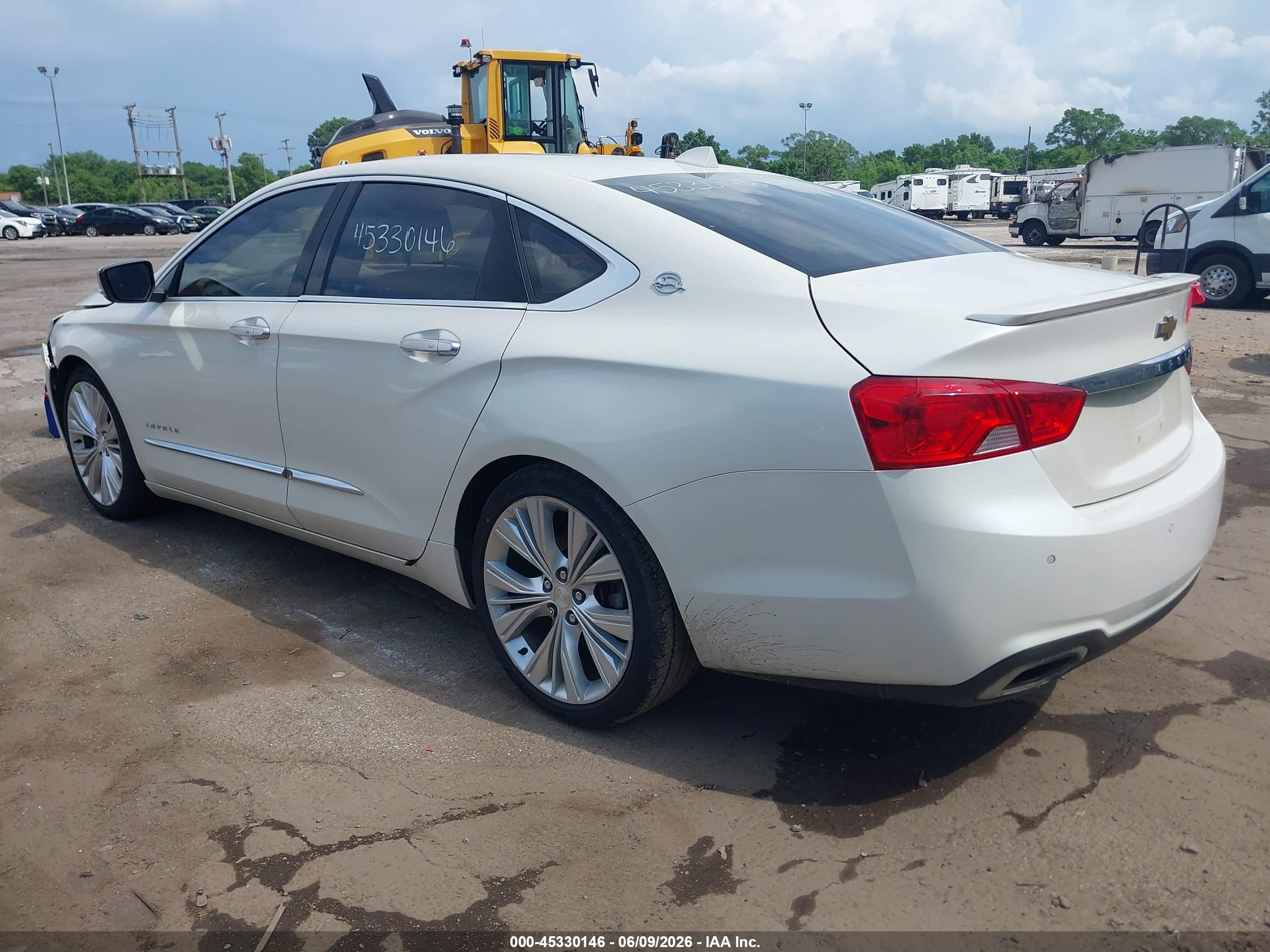 2014 Chevrolet Impala 2lz White vin: 2G1155S30E9219430
