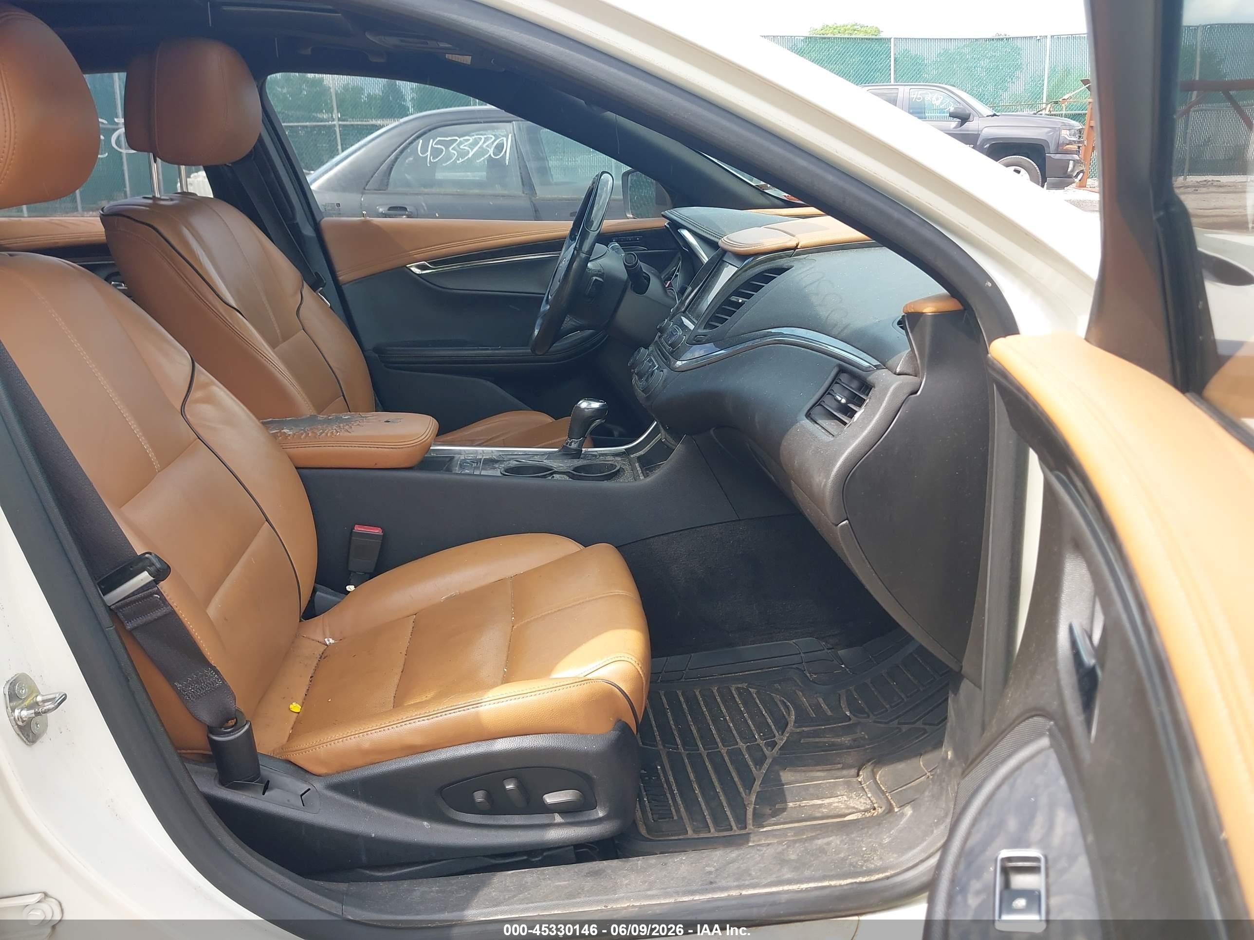 2014 Chevrolet Impala 2lz White vin: 2G1155S30E9219430