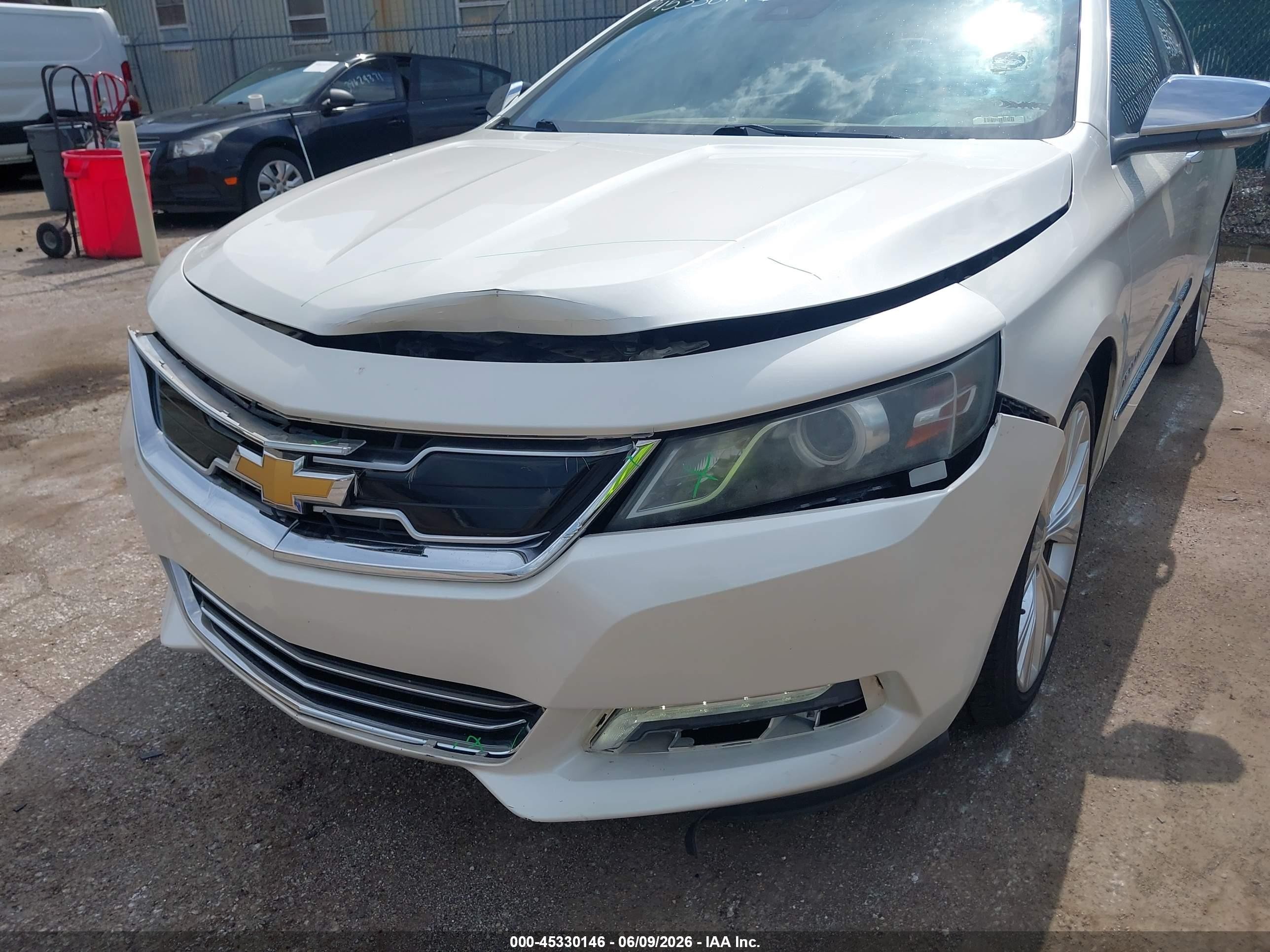 2014 Chevrolet Impala 2lz White vin: 2G1155S30E9219430