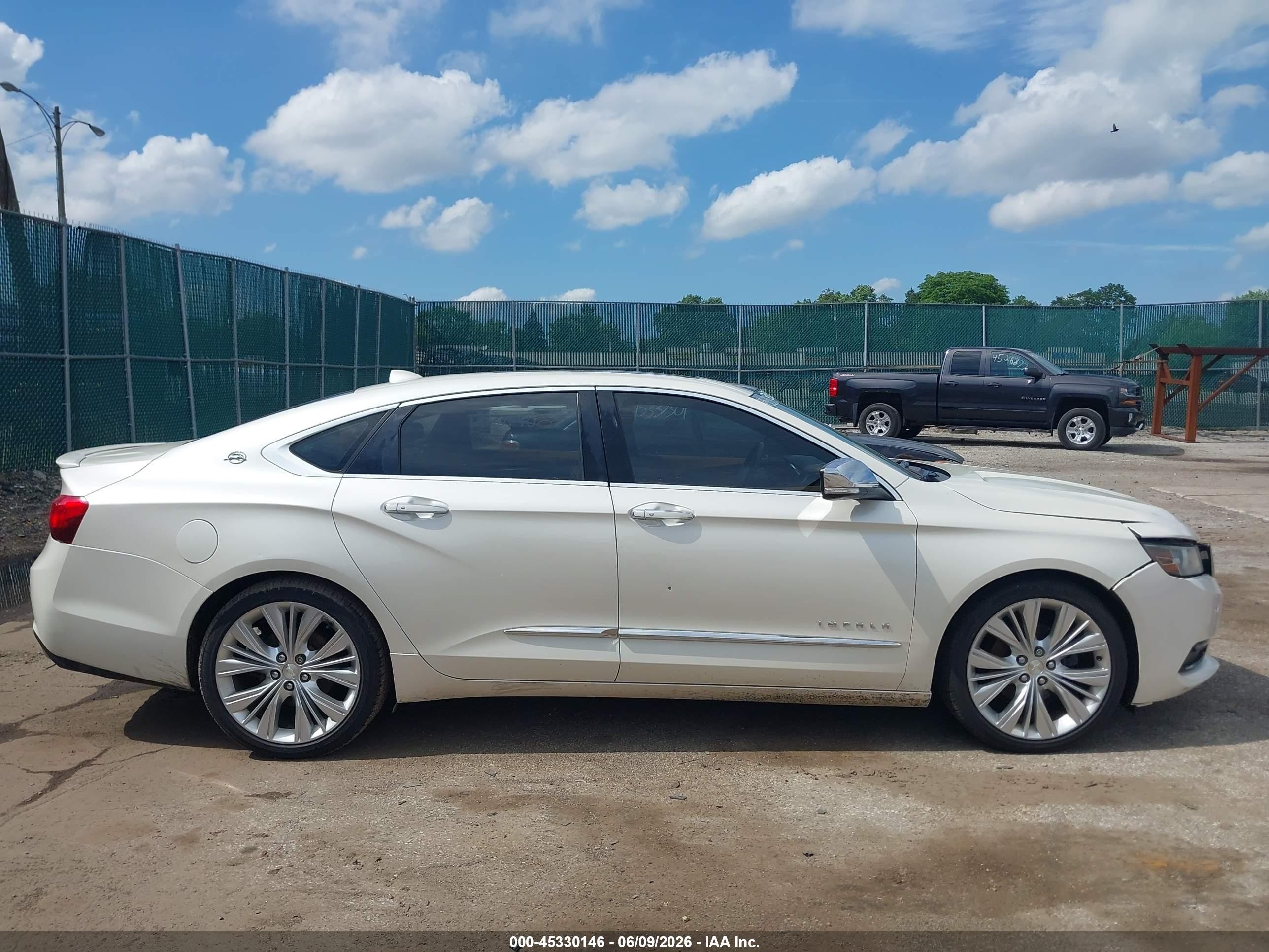 2014 Chevrolet Impala 2lz White vin: 2G1155S30E9219430