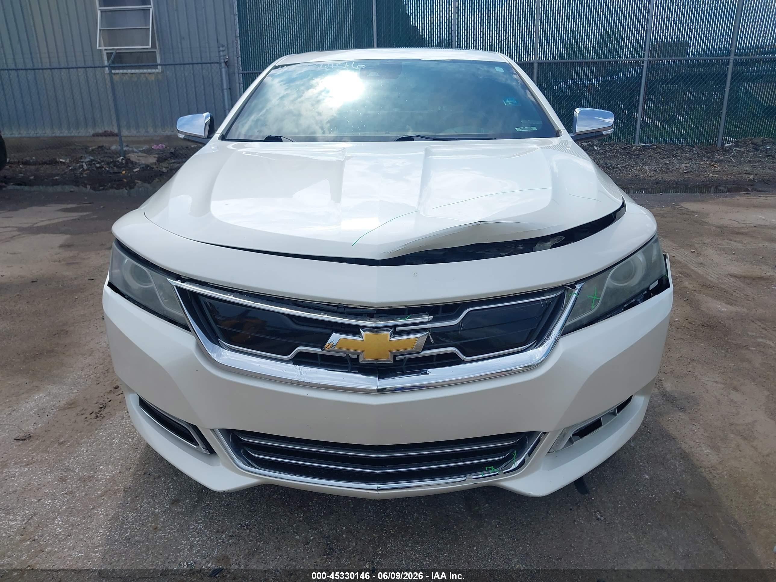 2014 Chevrolet Impala 2lz White vin: 2G1155S30E9219430