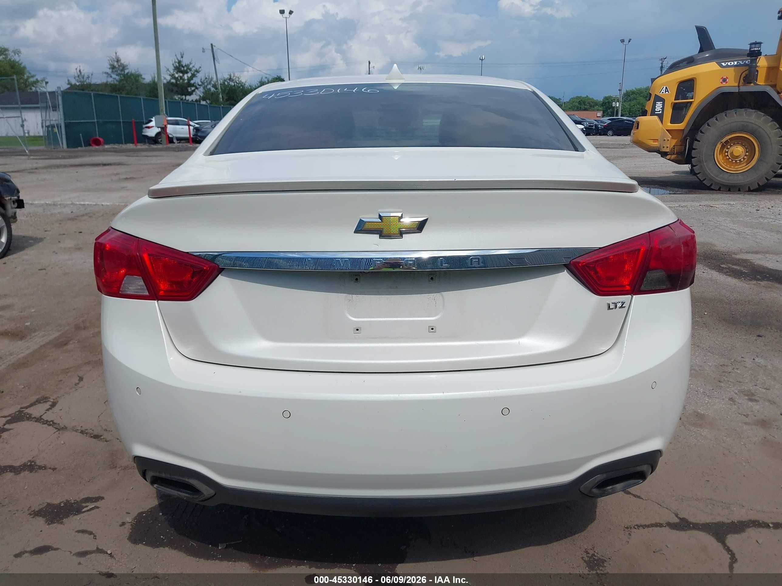 2014 Chevrolet Impala 2lz White vin: 2G1155S30E9219430