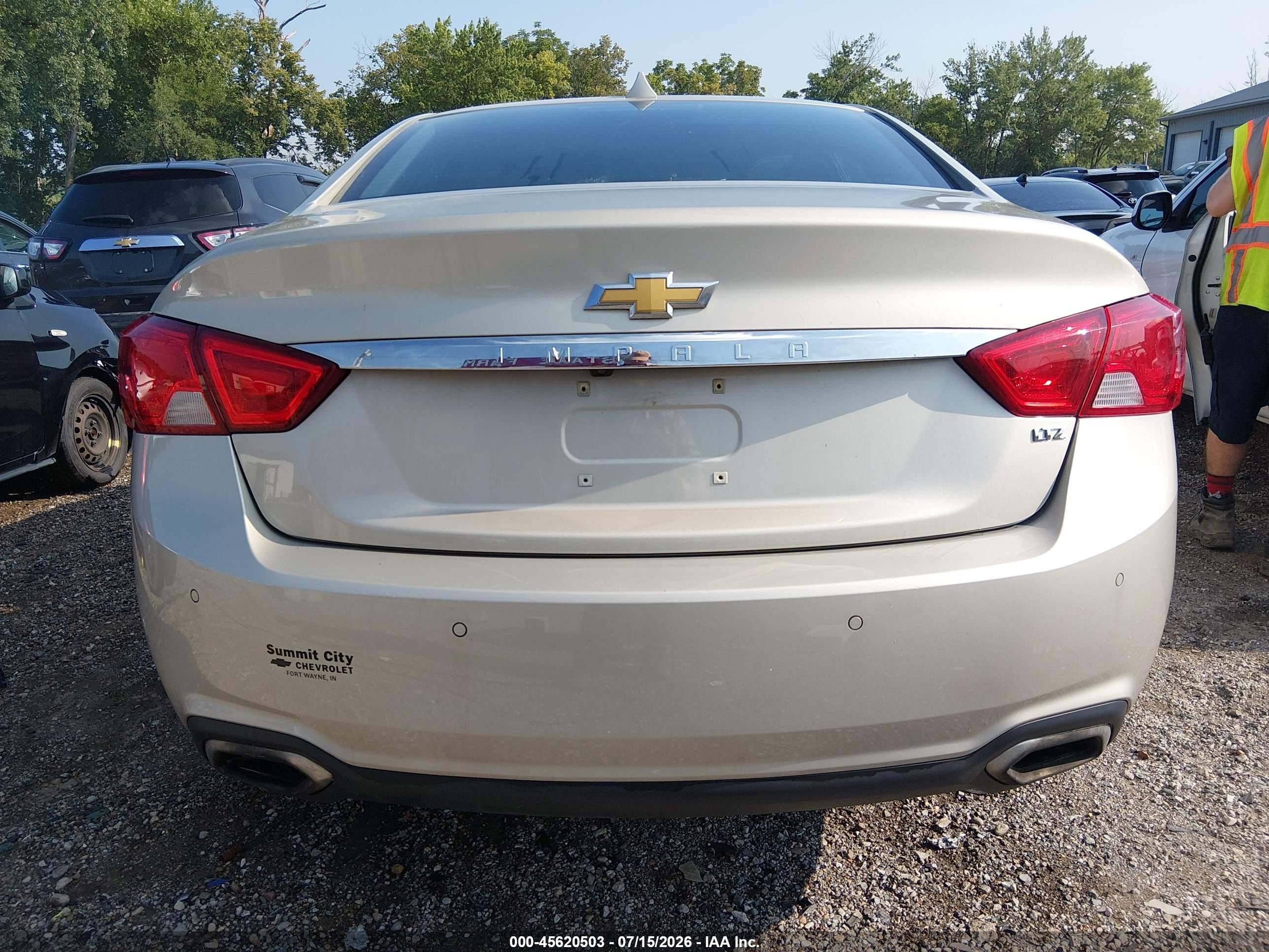 2014 Chevrolet Impala 2lz Золотой vin: 2G1155S30E9304946