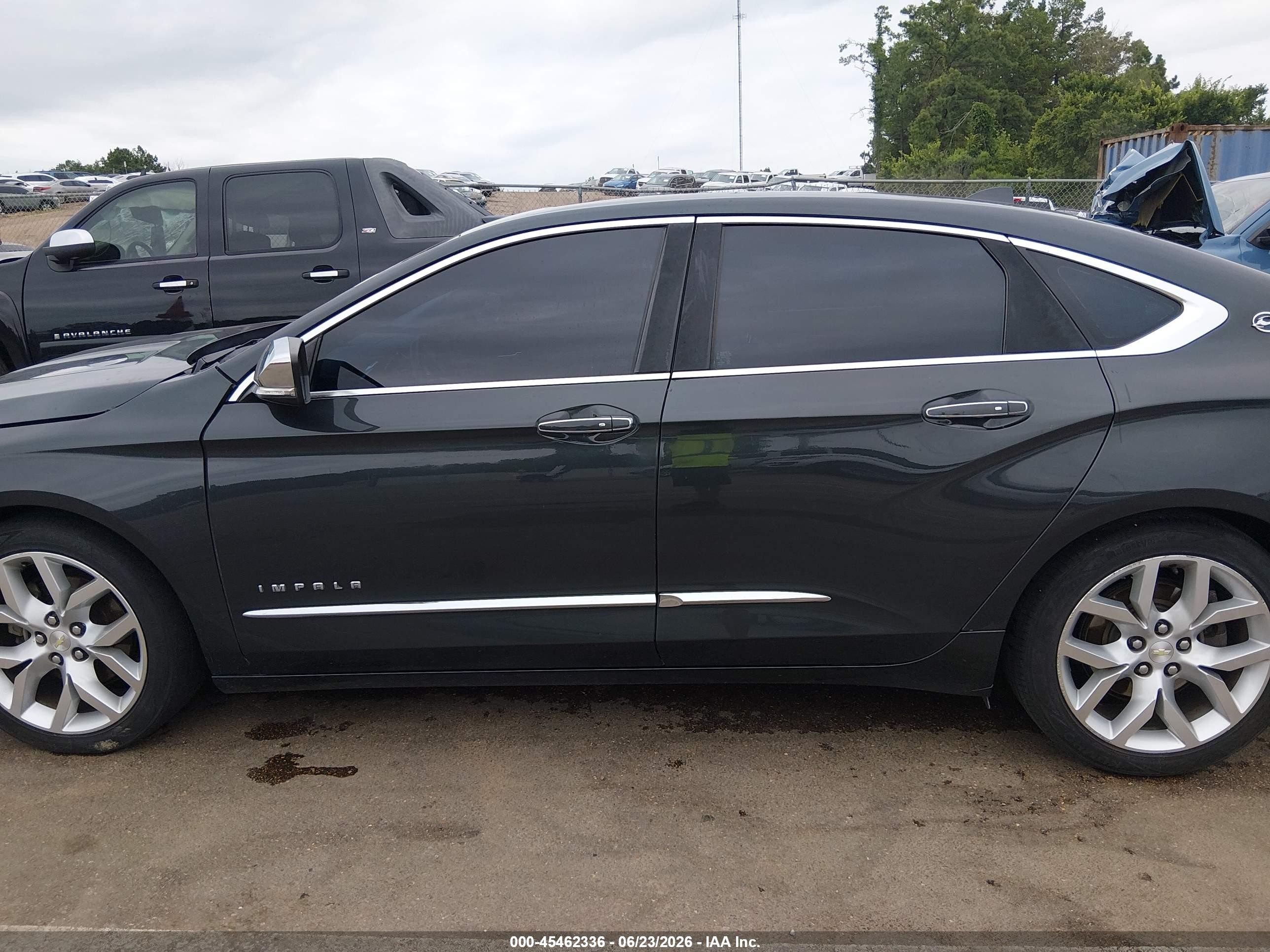 2014 Chevrolet Impala 2lz Gray vin: 2G1155S31E9129381