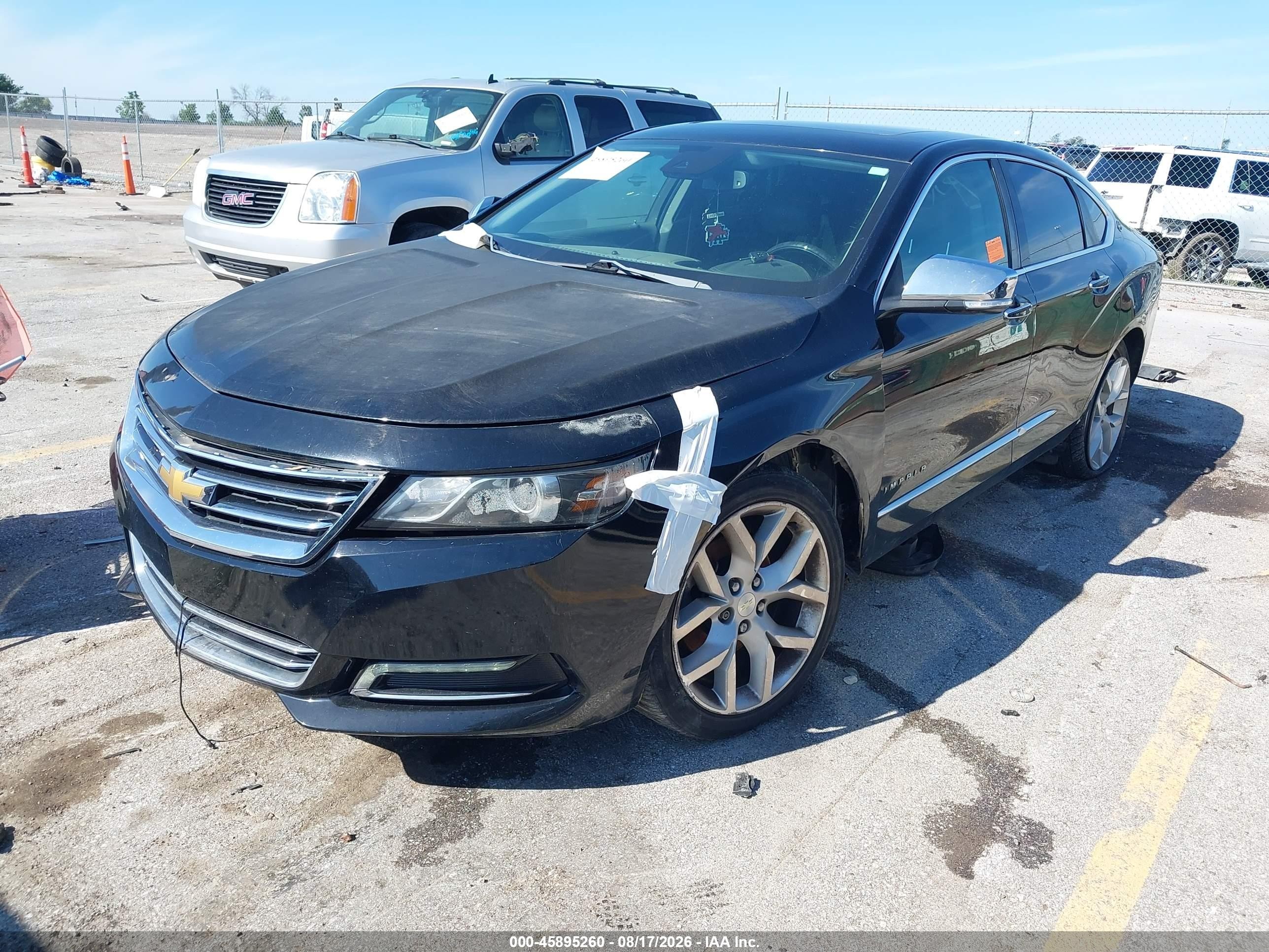 2014 Chevrolet Impala 2lz Black vin: 2G1155S31E9152515