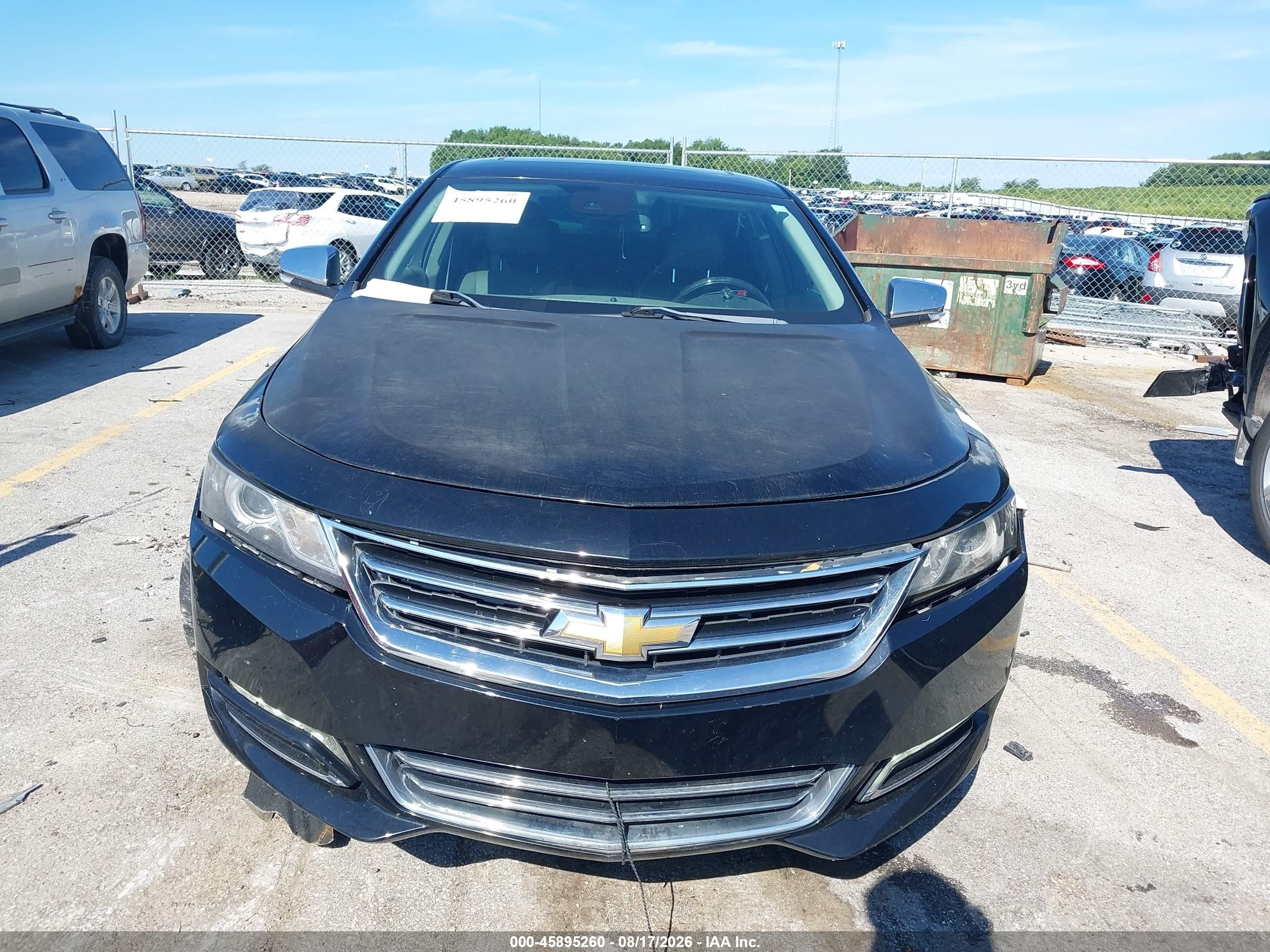 2014 Chevrolet Impala 2lz Black vin: 2G1155S31E9152515