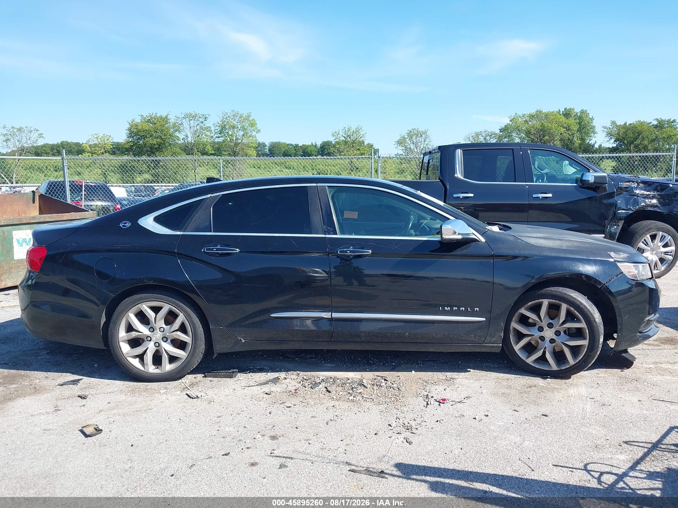 2014 Chevrolet Impala 2lz Black vin: 2G1155S31E9152515