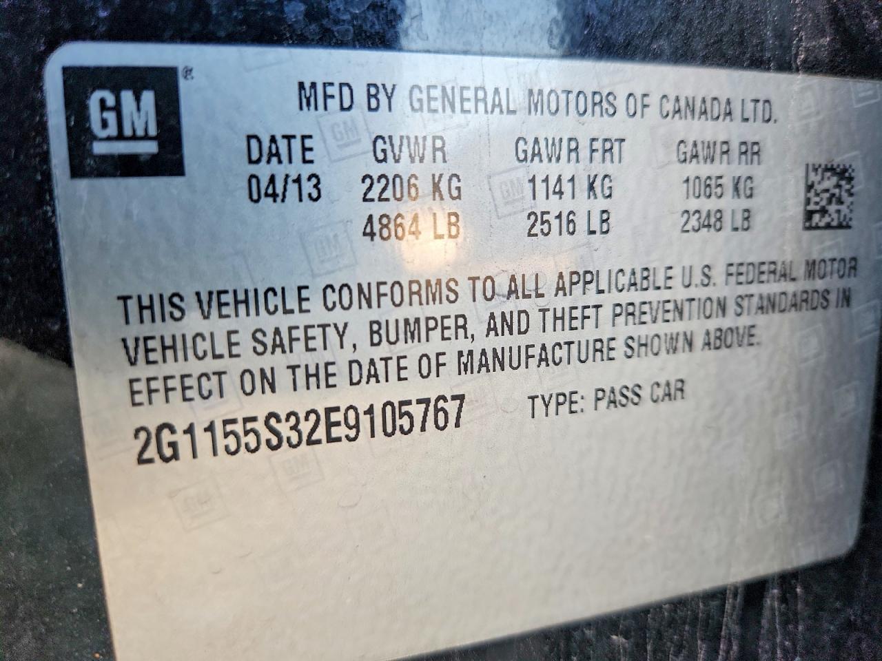 2014 Chevrolet Impala Ltz Black vin: 2G1155S32E9105767