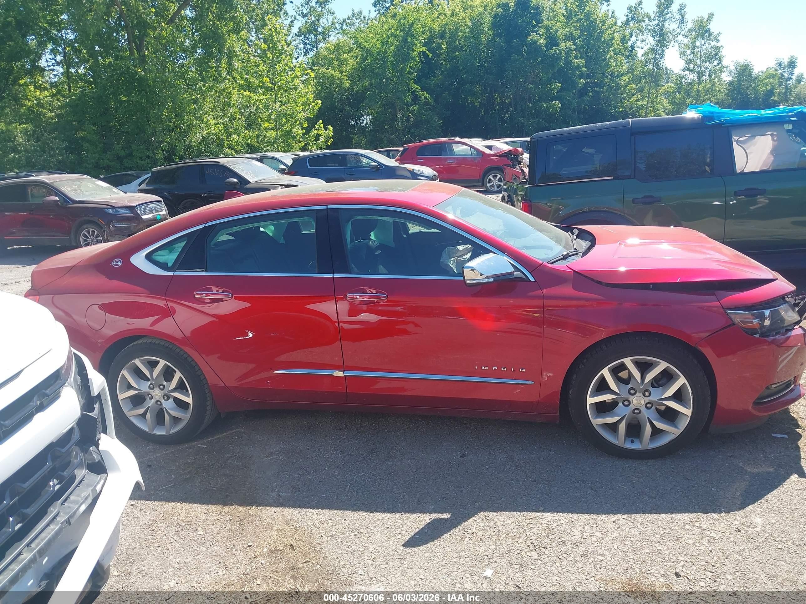 2014 Chevrolet Impala 2lz Red vin: 2G1155S32E9144701