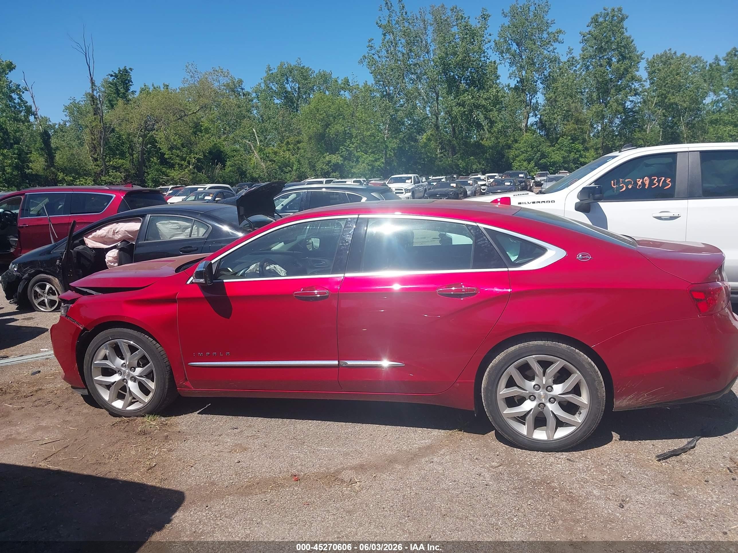 2014 Chevrolet Impala 2lz Red vin: 2G1155S32E9144701