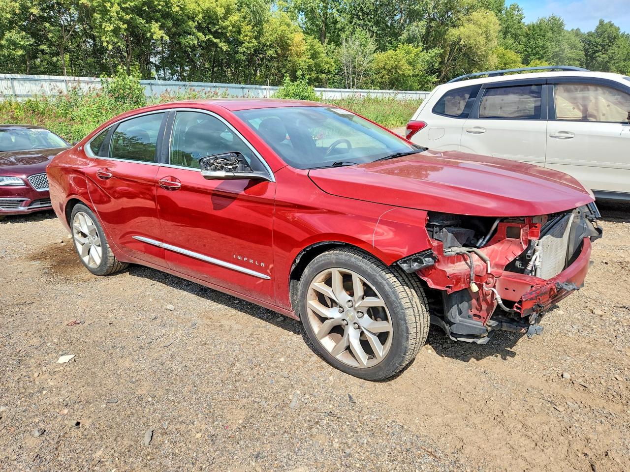 2014 Chevrolet Impala Ltz Red vin: 2G1155S32E9159375