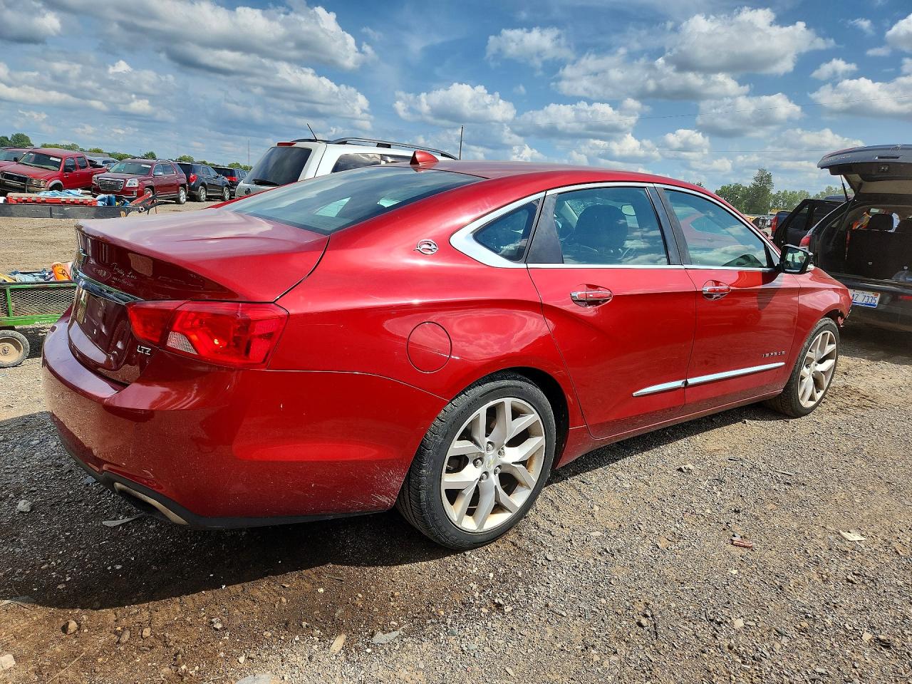 2014 Chevrolet Impala Ltz Red vin: 2G1155S32E9159375