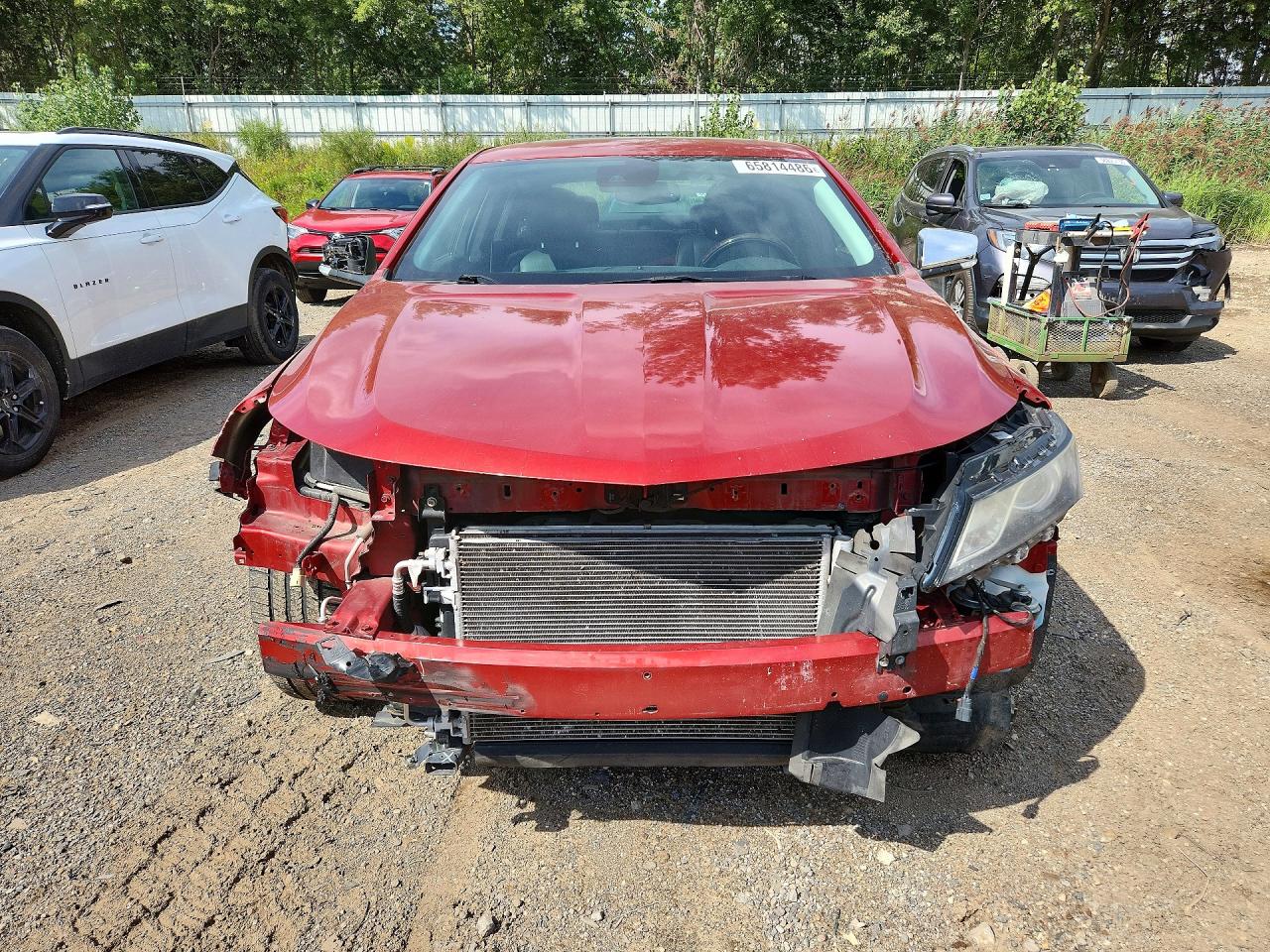 2014 Chevrolet Impala Ltz Red vin: 2G1155S32E9159375