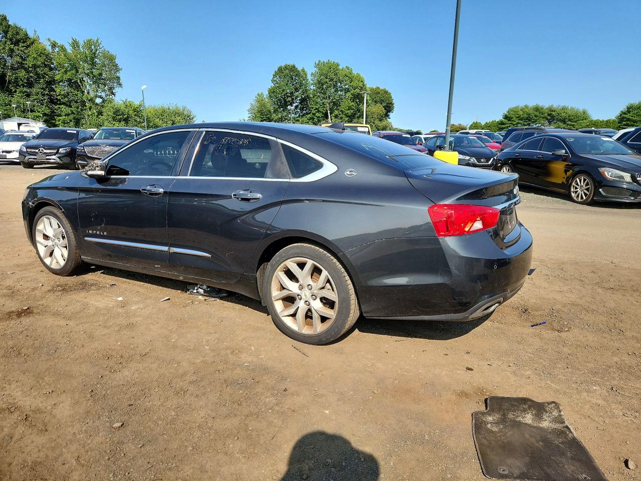 2014 Chevrolet Impala Ltz Gray vin: 2G1155S32E9202841