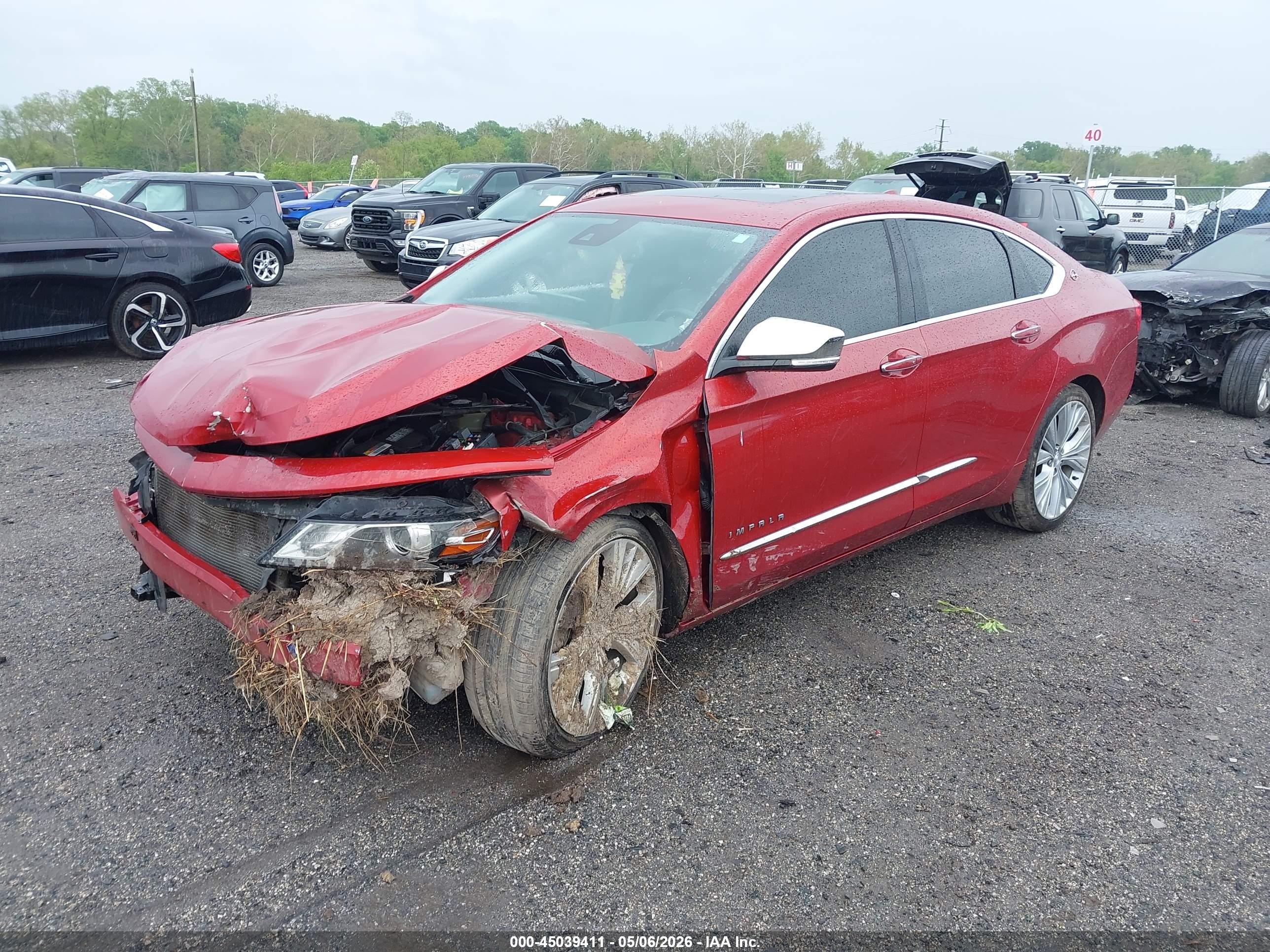 2014 Chevrolet Impala 2lz Красный vin: 2G1155S32E9235189