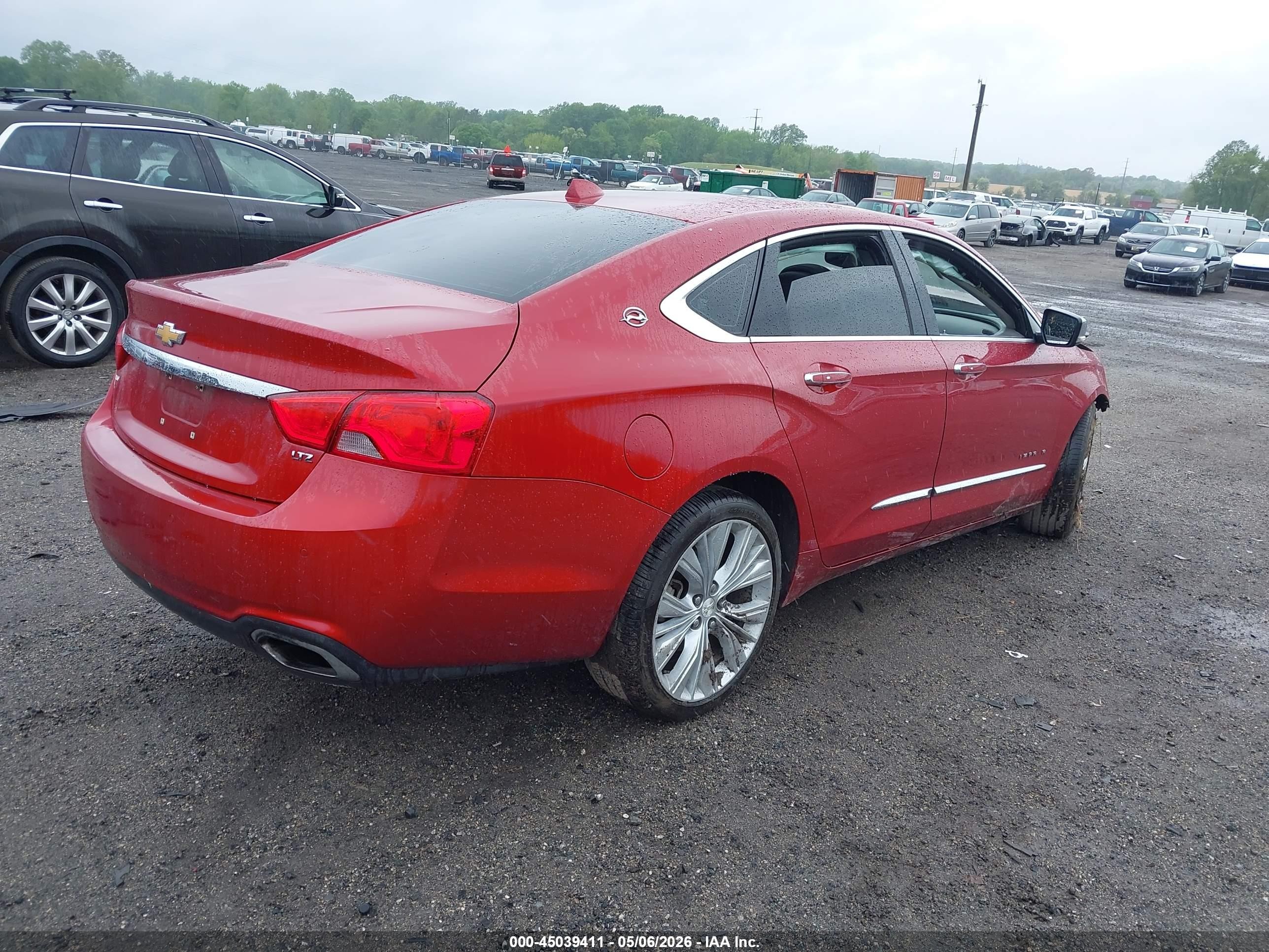 2014 Chevrolet Impala 2lz Красный vin: 2G1155S32E9235189