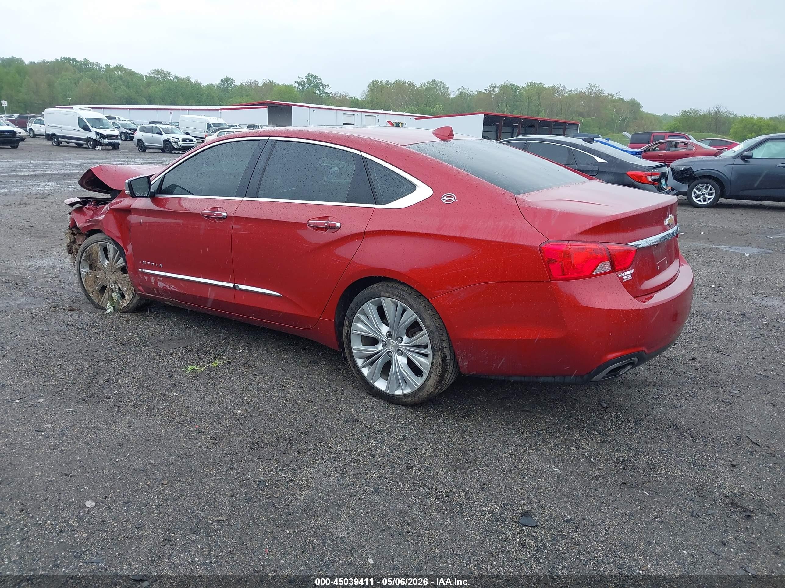 2014 Chevrolet Impala 2lz Красный vin: 2G1155S32E9235189