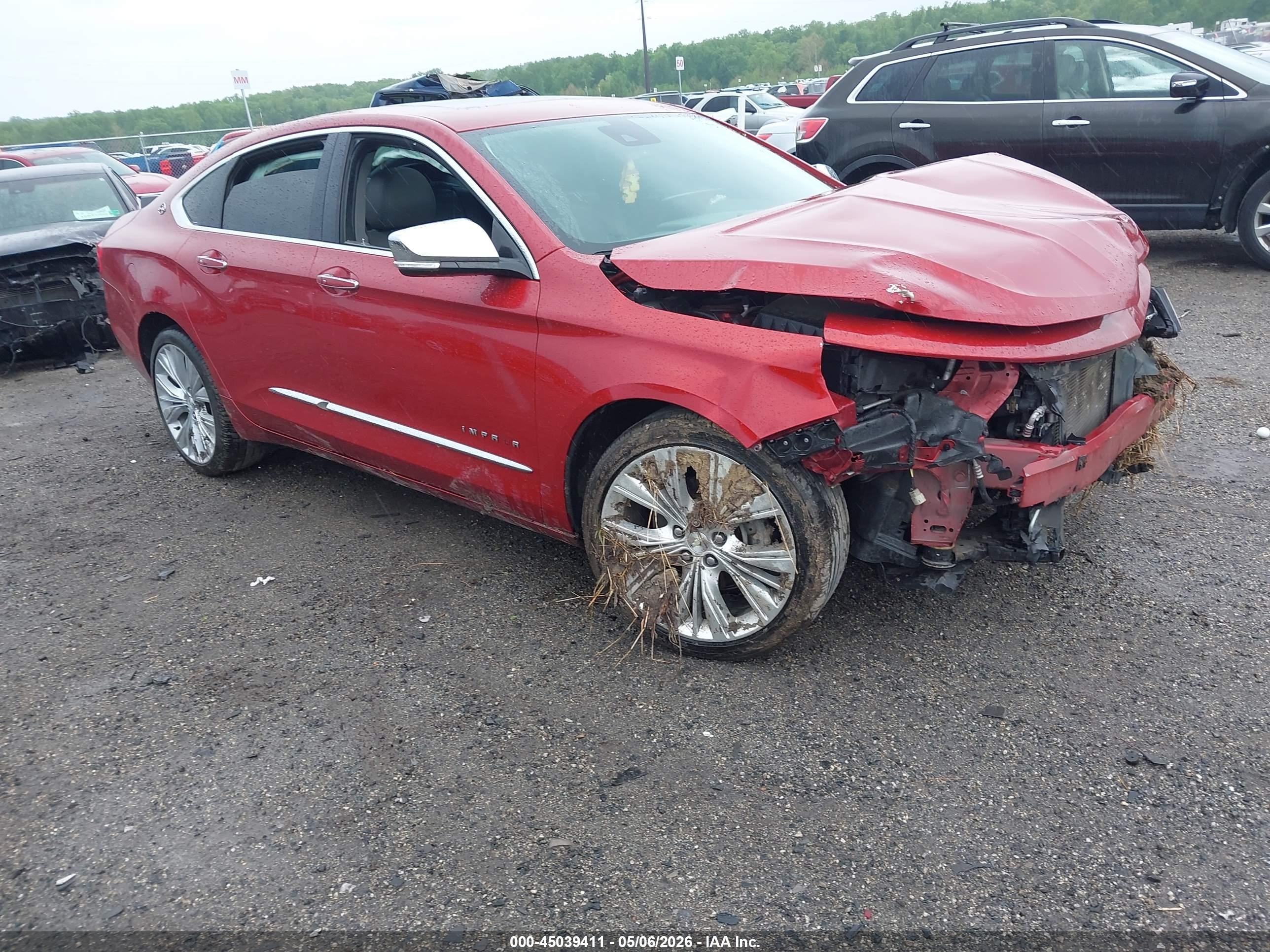 2014 Chevrolet Impala 2lz Red vin: 2G1155S32E9235189