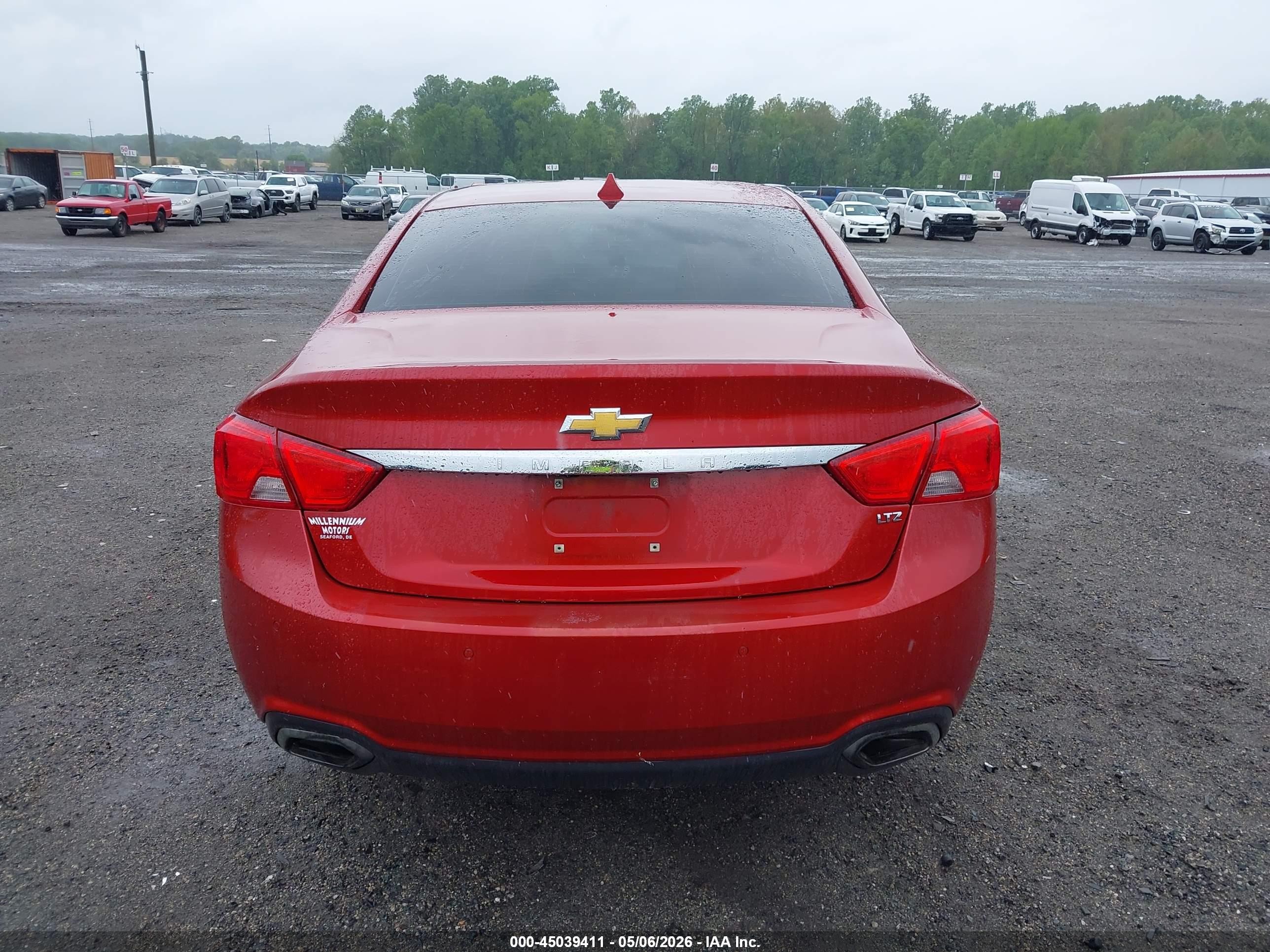 2014 Chevrolet Impala 2lz Красный vin: 2G1155S32E9235189
