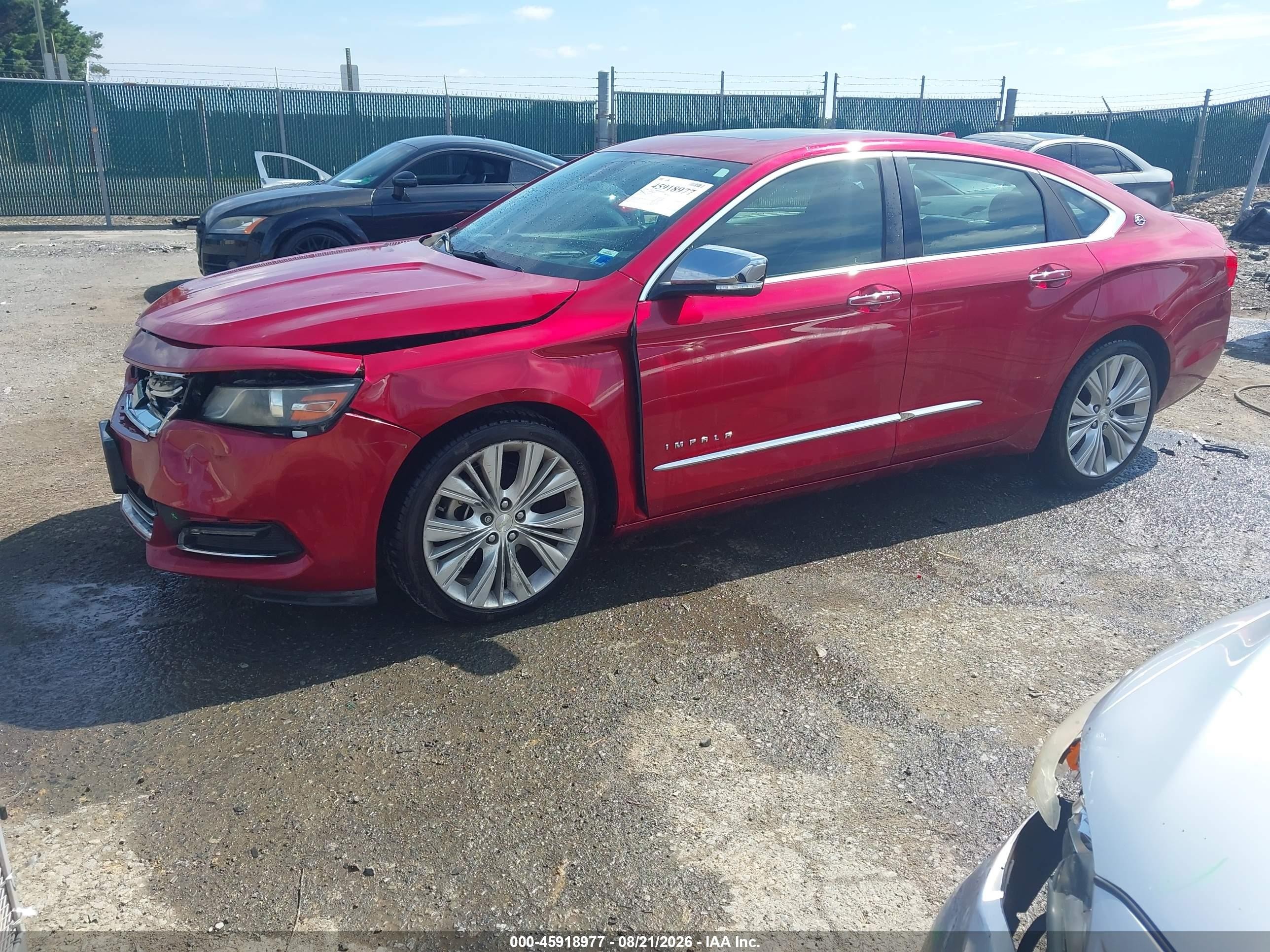 2014 Chevrolet Impala 2lz Burgundy vin: 2G1155S32E9273540