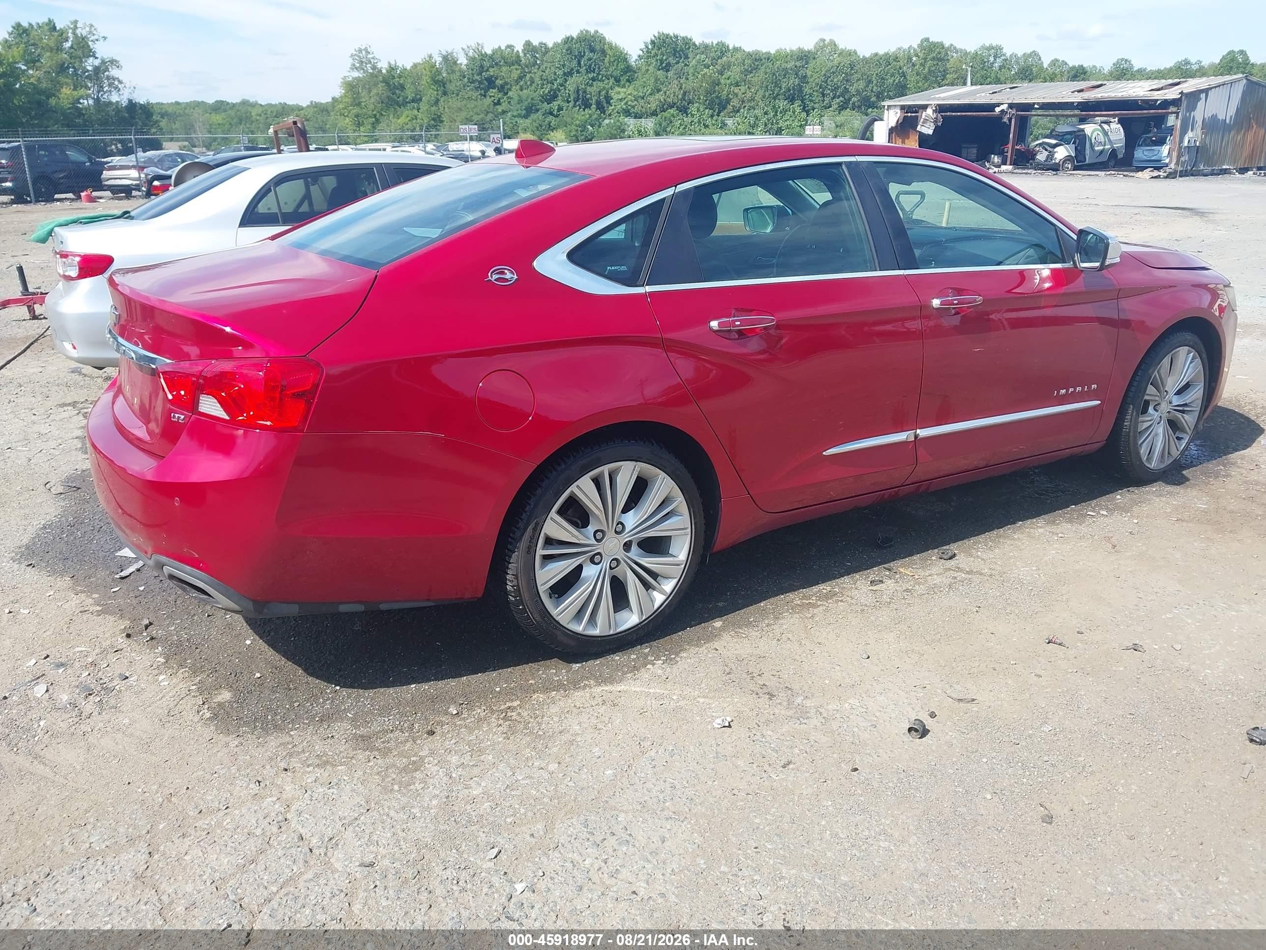 2014 Chevrolet Impala 2lz Burgundy vin: 2G1155S32E9273540