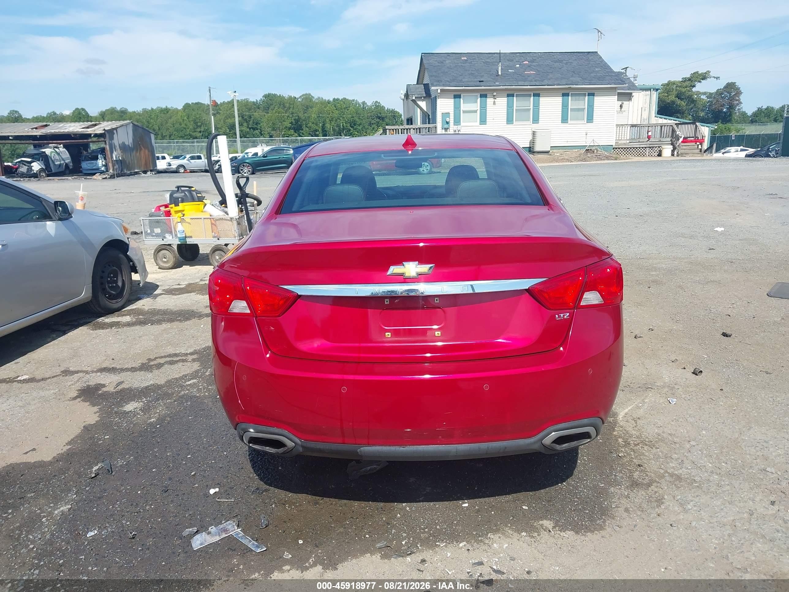 2014 Chevrolet Impala 2lz Burgundy vin: 2G1155S32E9273540
