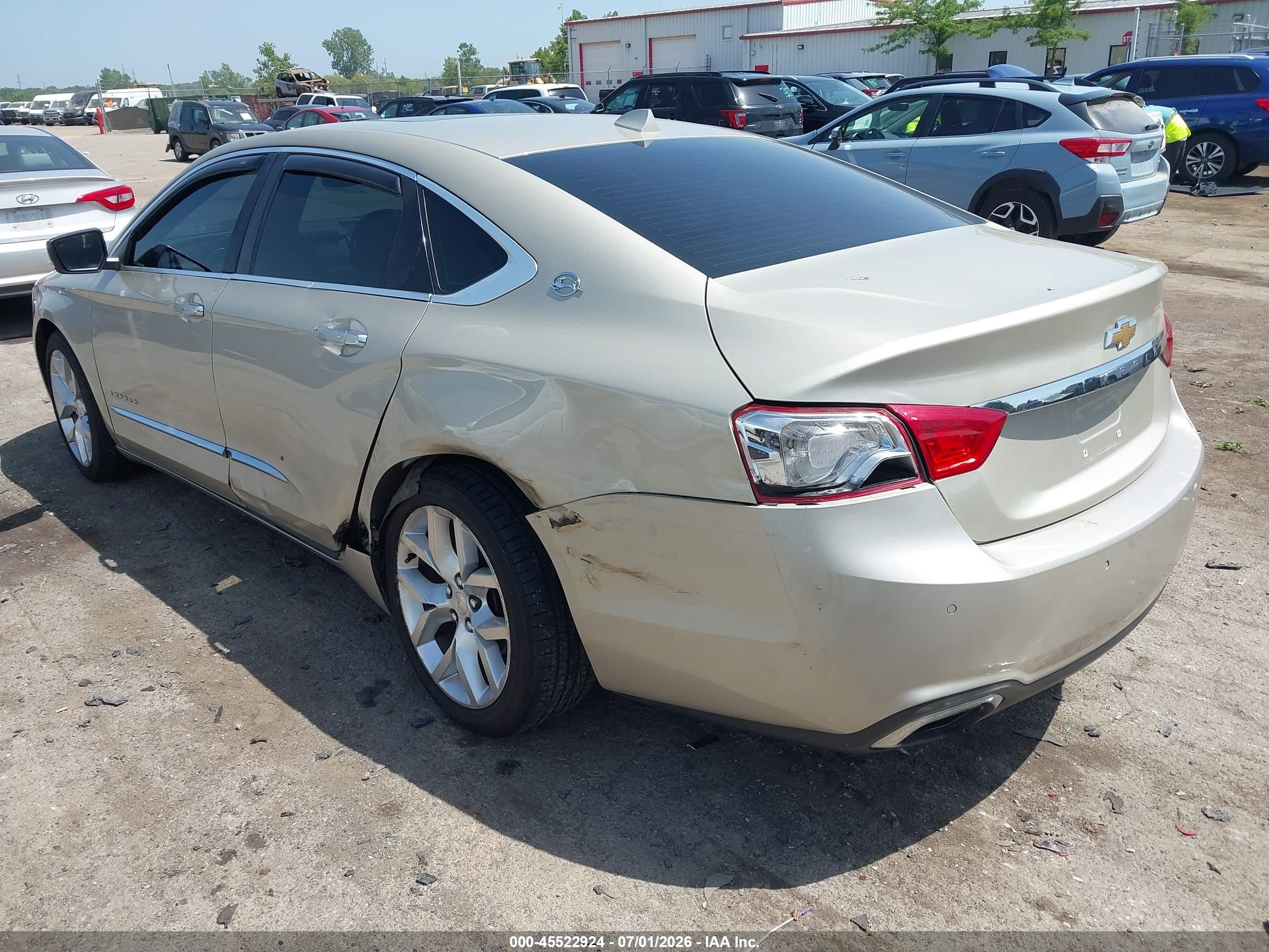 2014 Chevrolet Impala 2lz Beige vin: 2G1155S32E9306469