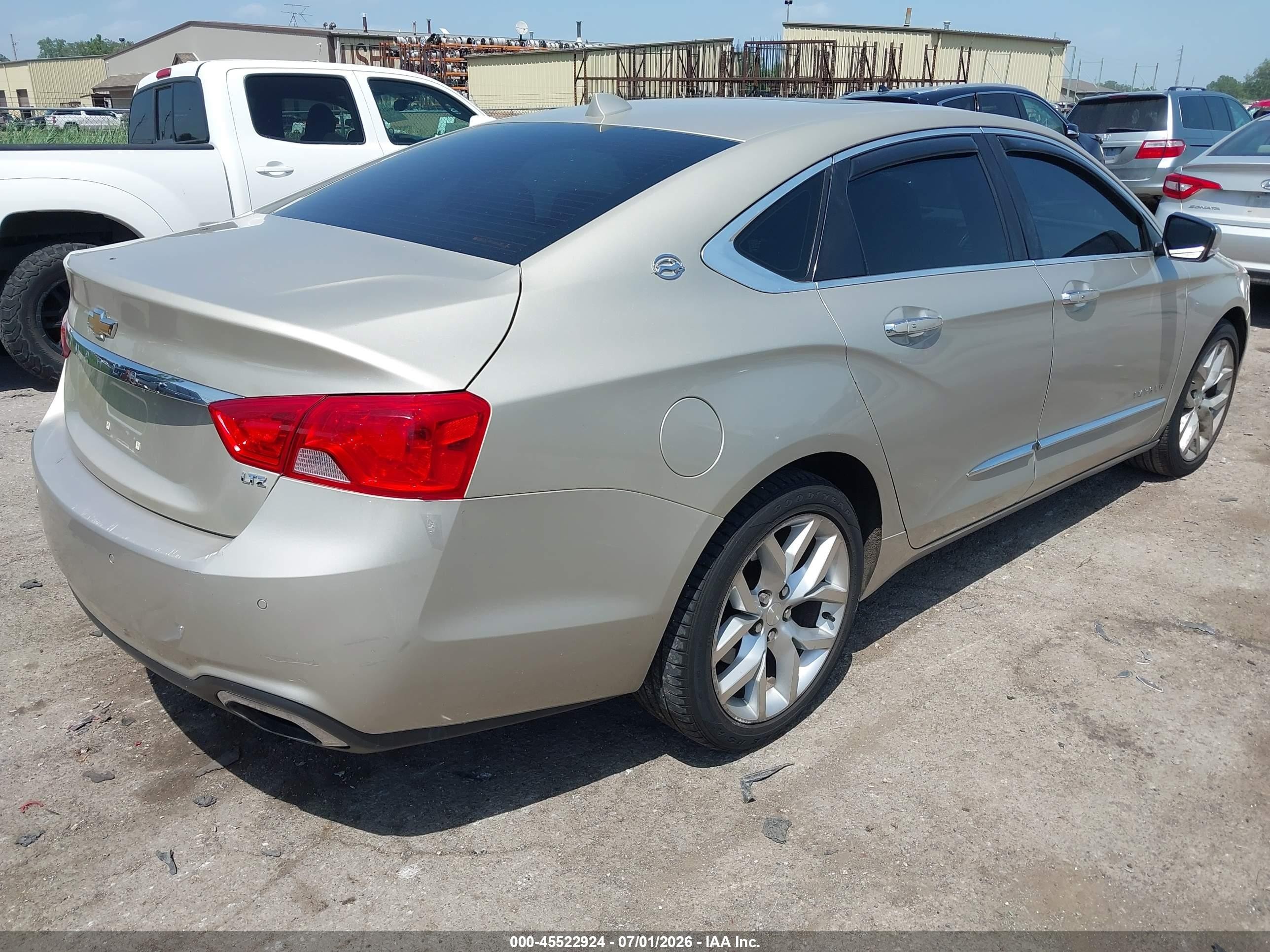 2014 Chevrolet Impala 2lz Beige vin: 2G1155S32E9306469