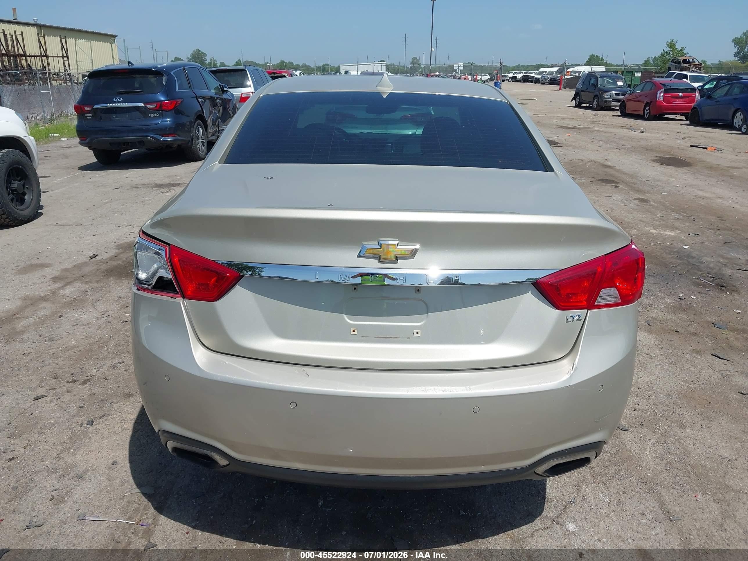 2014 Chevrolet Impala 2lz Beige vin: 2G1155S32E9306469