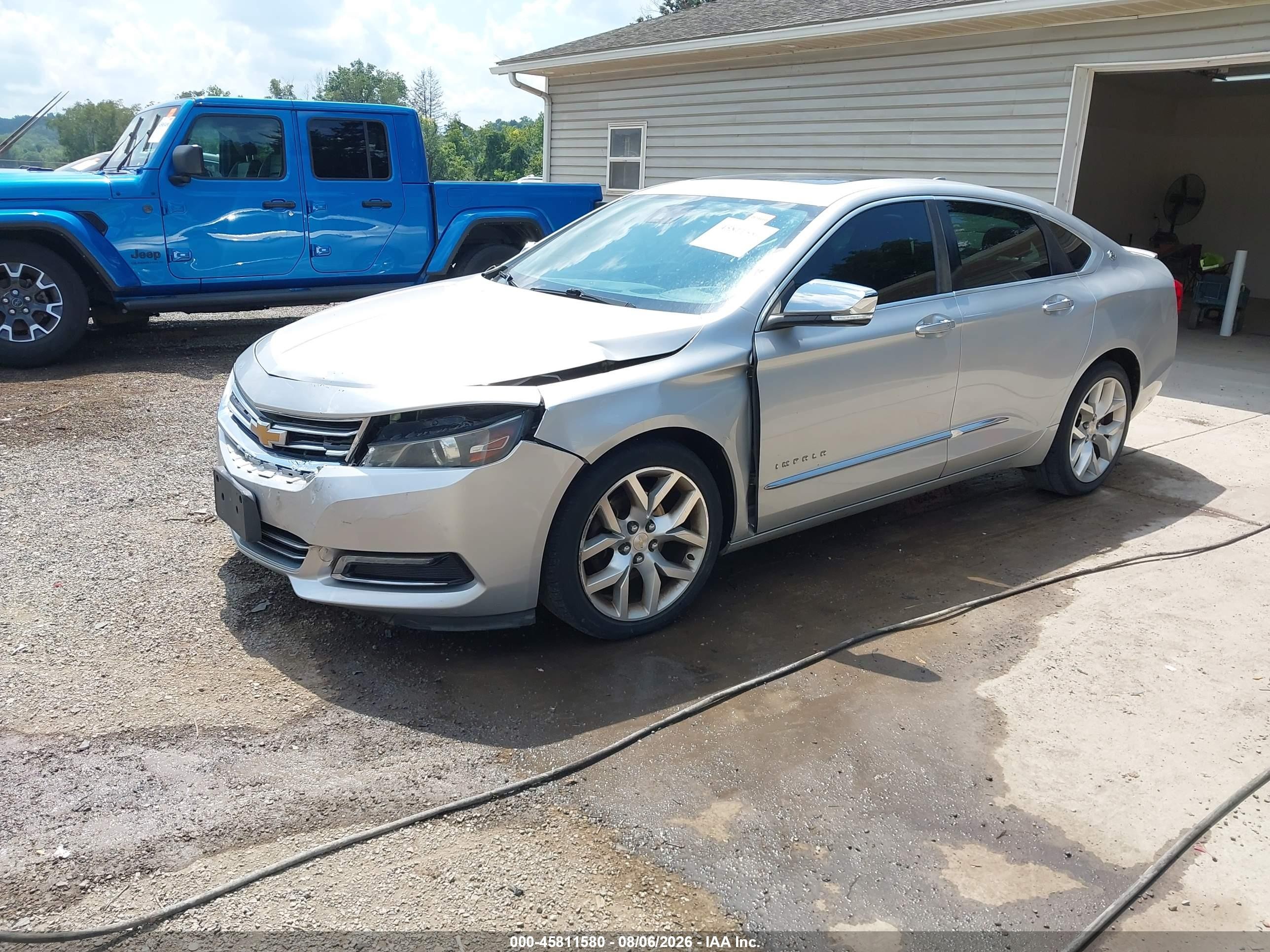 2014 Chevrolet Impala 2lz Silver vin: 2G1155S33E9114428