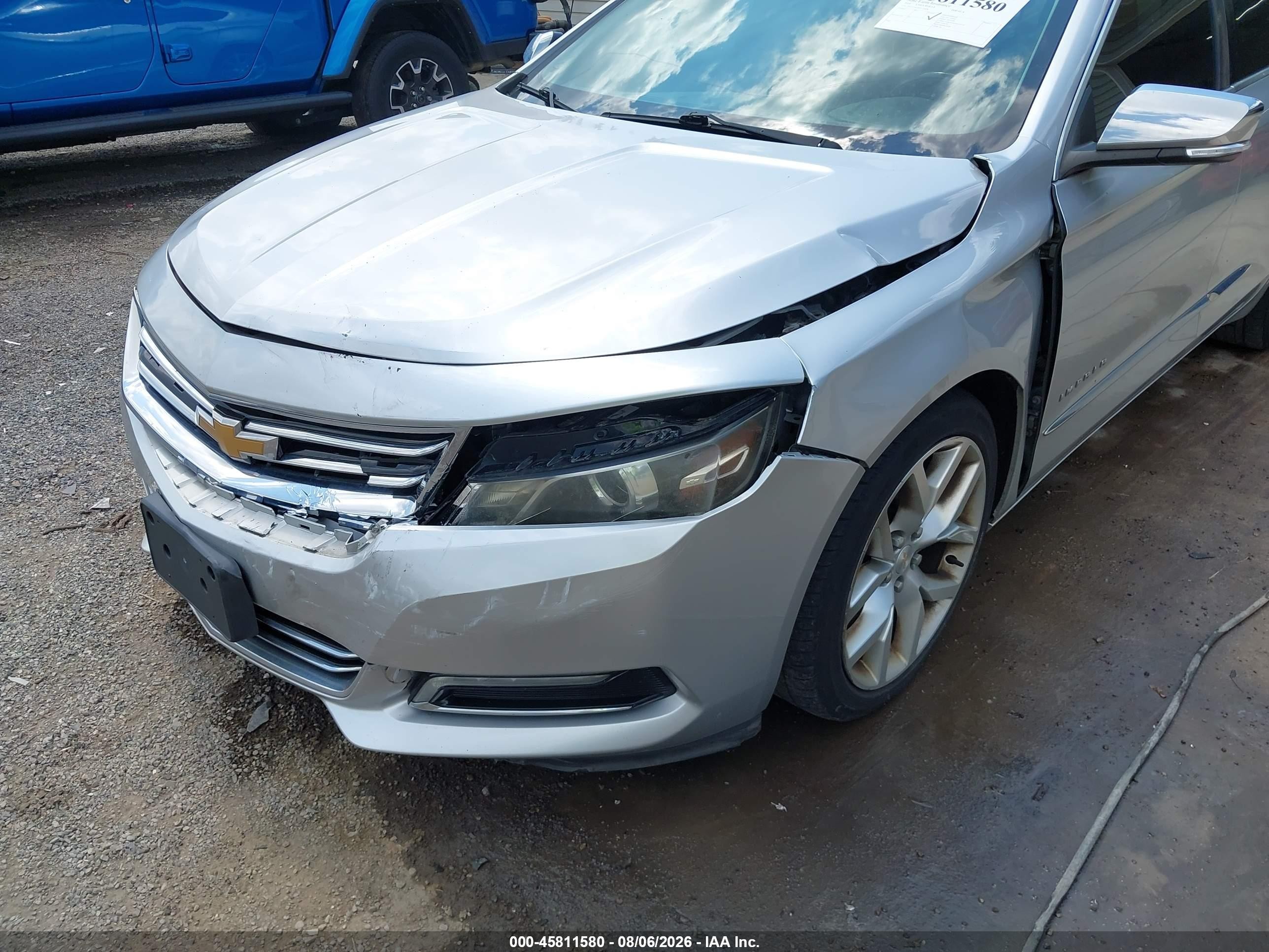 2014 Chevrolet Impala 2lz Silver vin: 2G1155S33E9114428