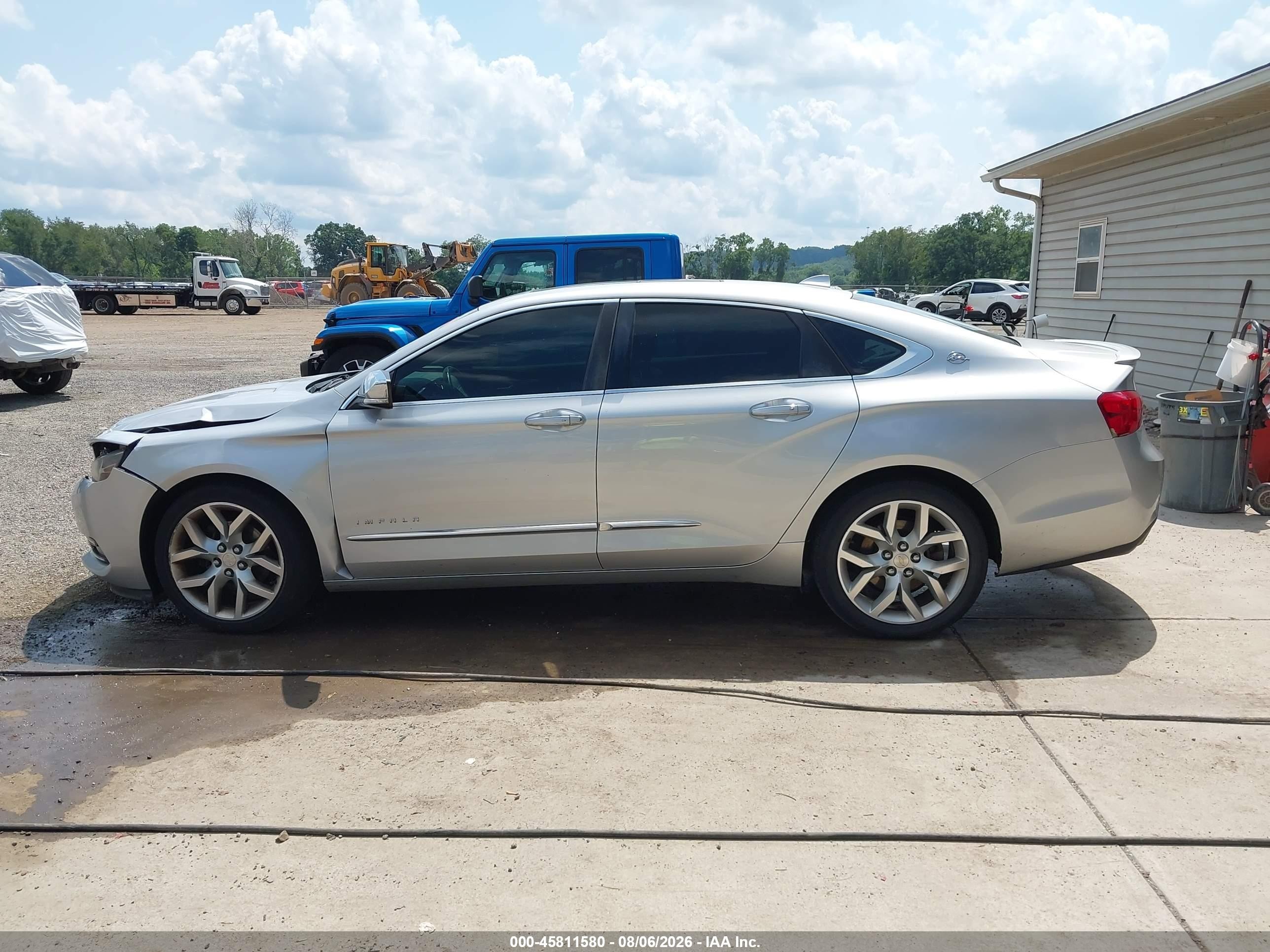 2014 Chevrolet Impala 2lz Silver vin: 2G1155S33E9114428