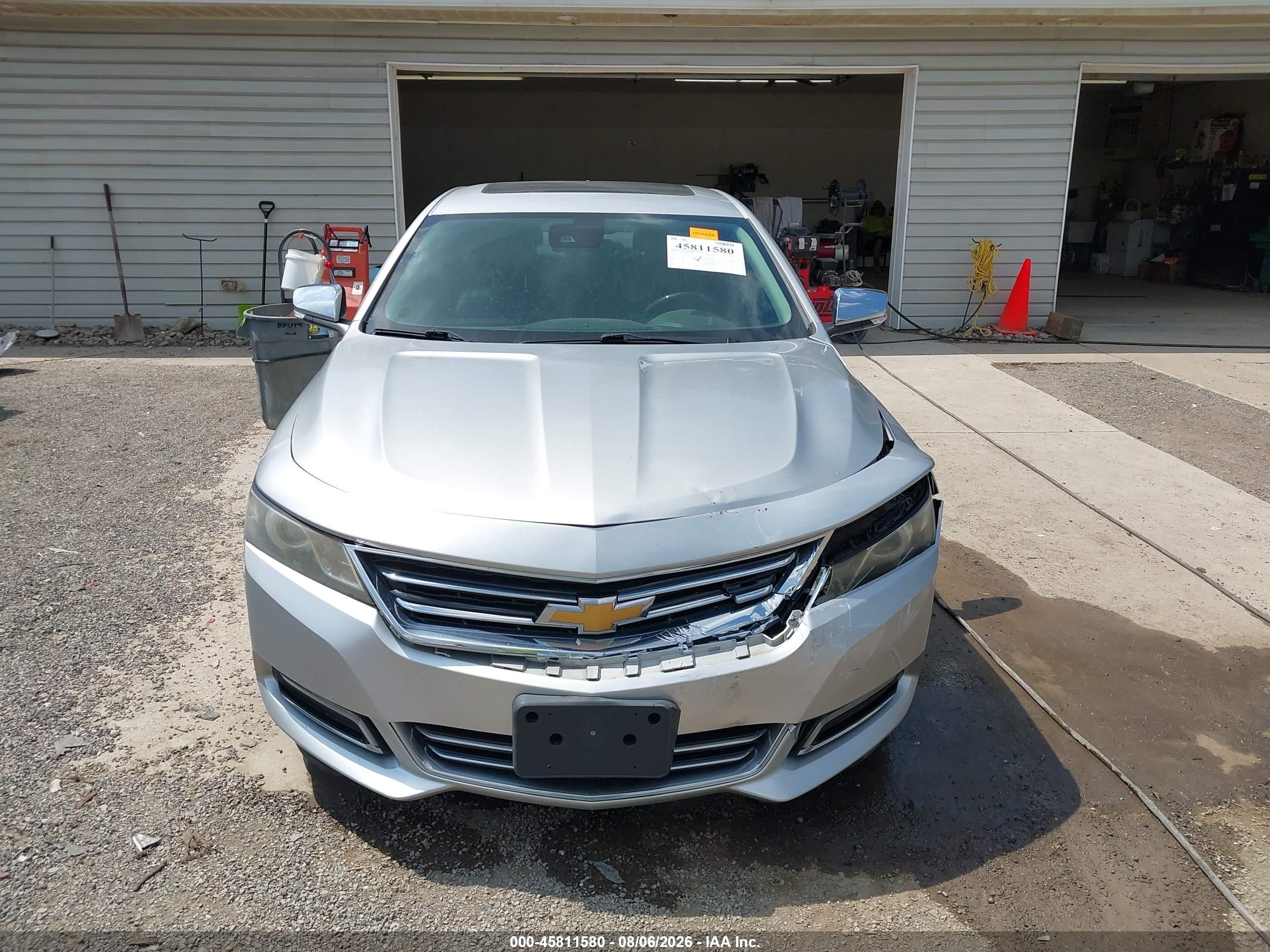 2014 Chevrolet Impala 2lz Silver vin: 2G1155S33E9114428