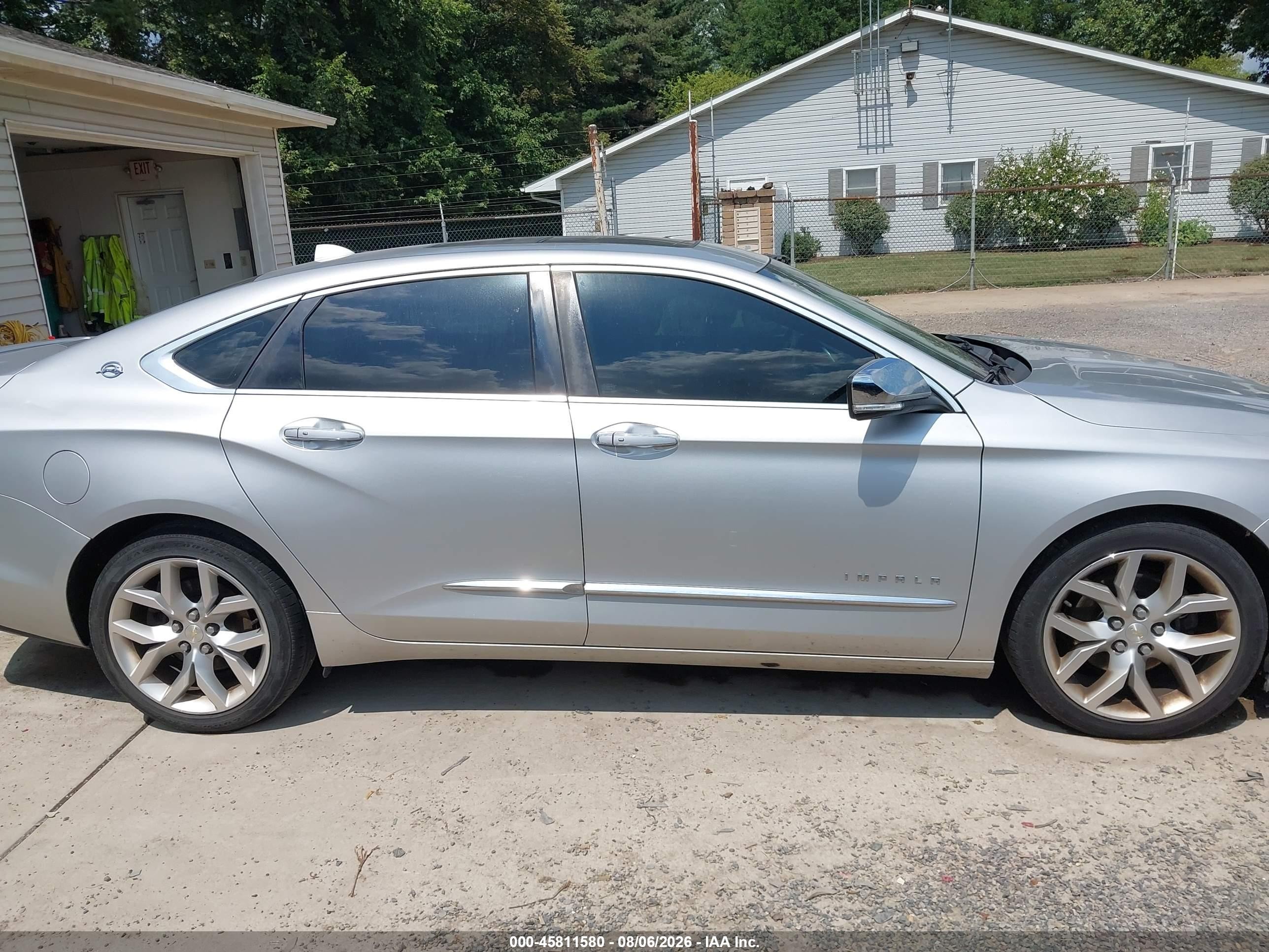 2014 Chevrolet Impala 2lz Silver vin: 2G1155S33E9114428