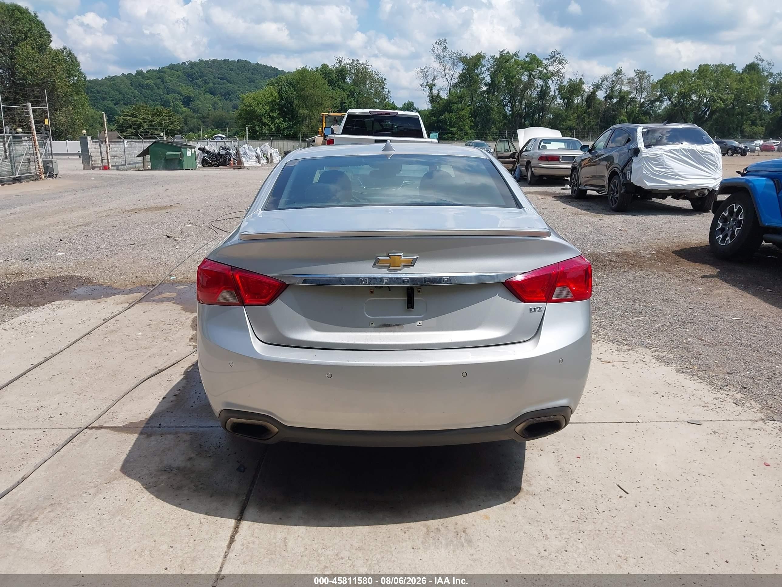 2014 Chevrolet Impala 2lz Silver vin: 2G1155S33E9114428