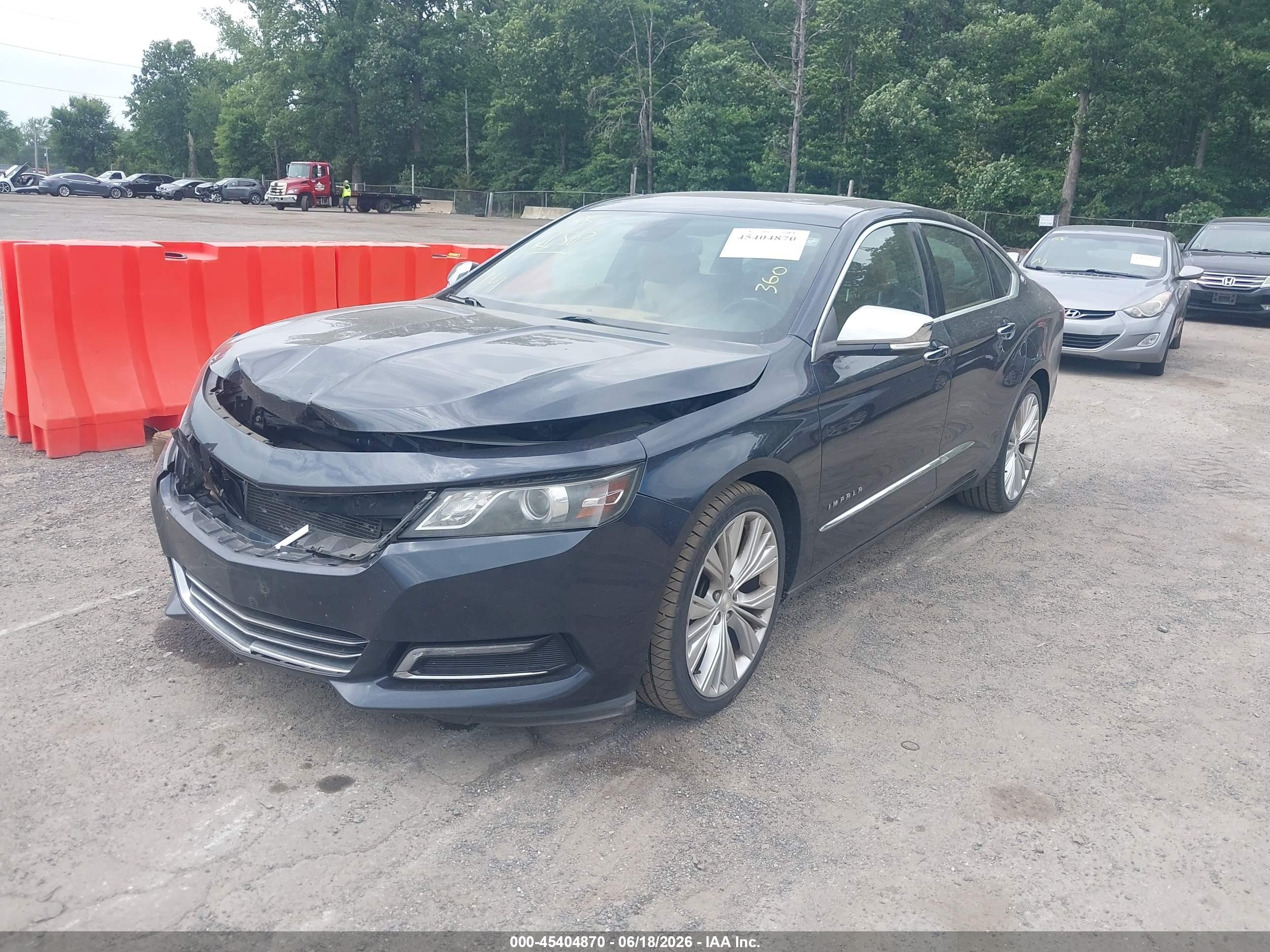 2014 Chevrolet Impala 2lz Dark Blue vin: 2G1155S33E9258321