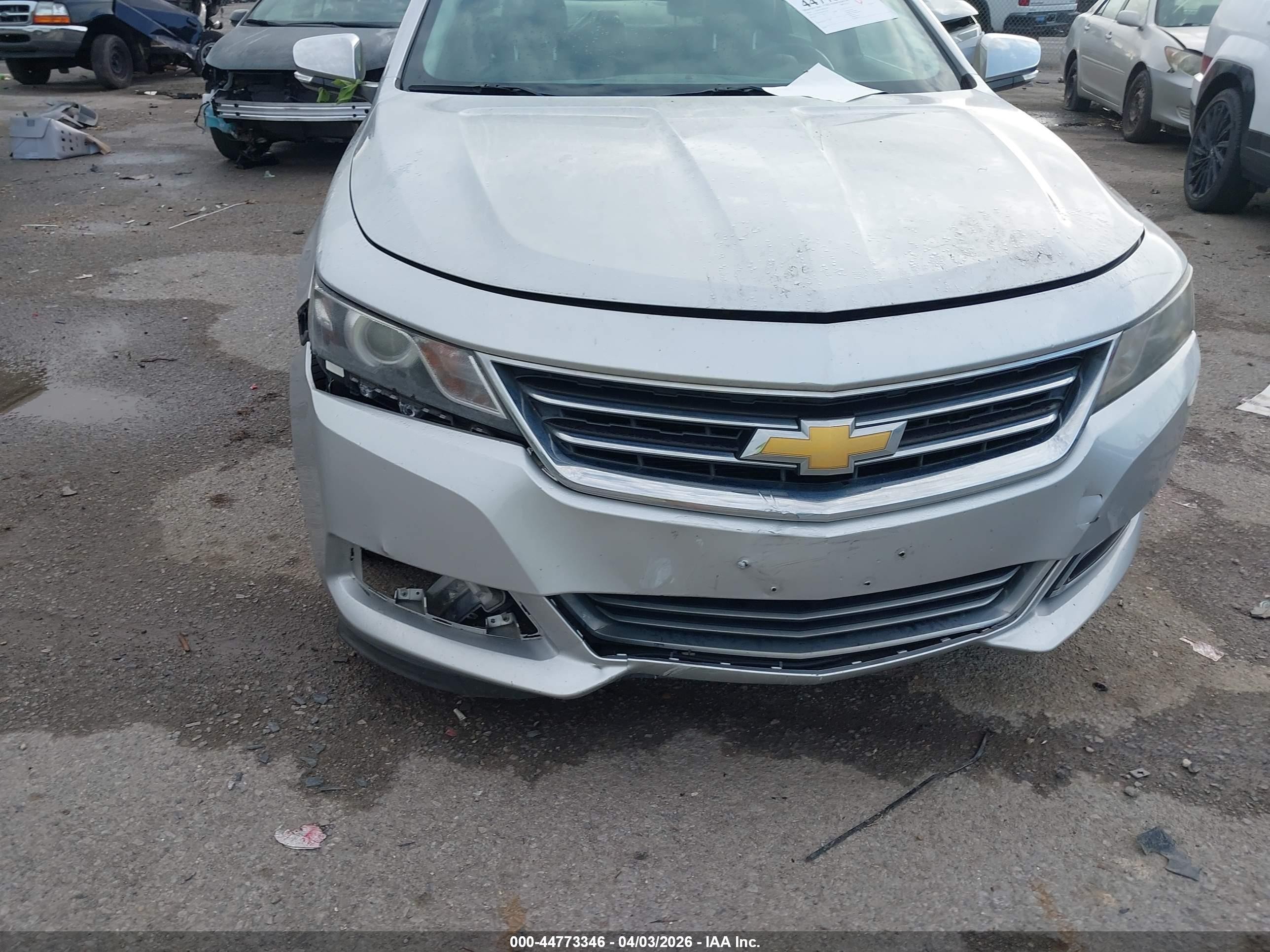 2014 Chevrolet Impala 2lz Silver vin: 2G1155S33E9277385