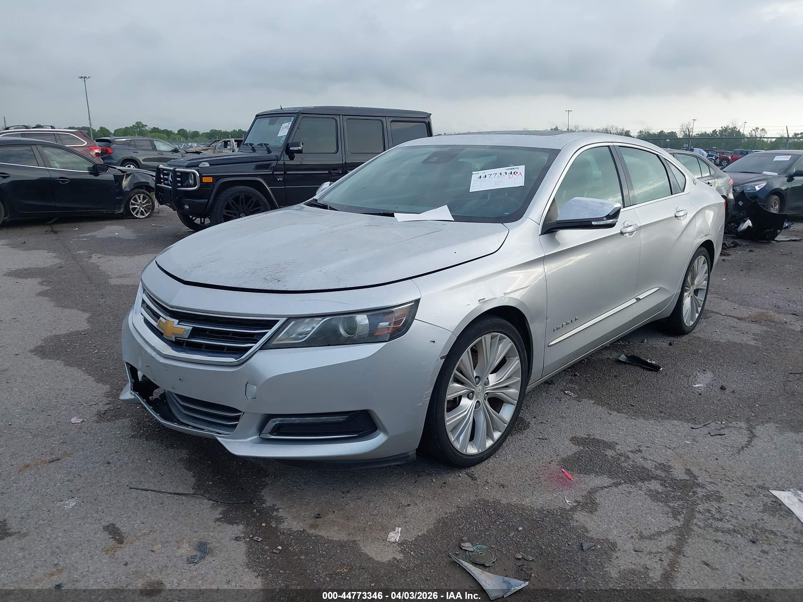 2014 Chevrolet Impala 2lz Silver vin: 2G1155S33E9277385