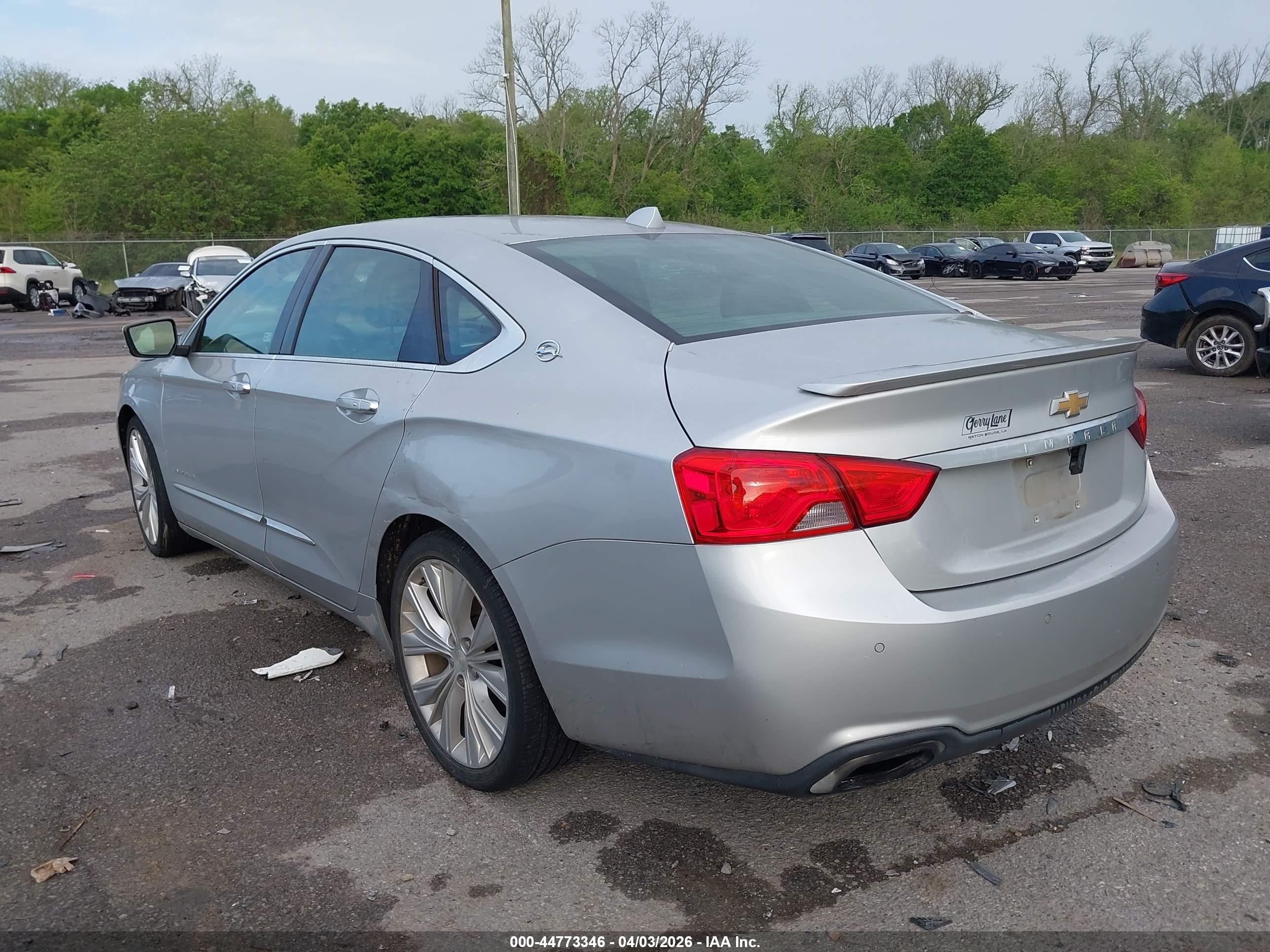 2014 Chevrolet Impala 2lz Silver vin: 2G1155S33E9277385