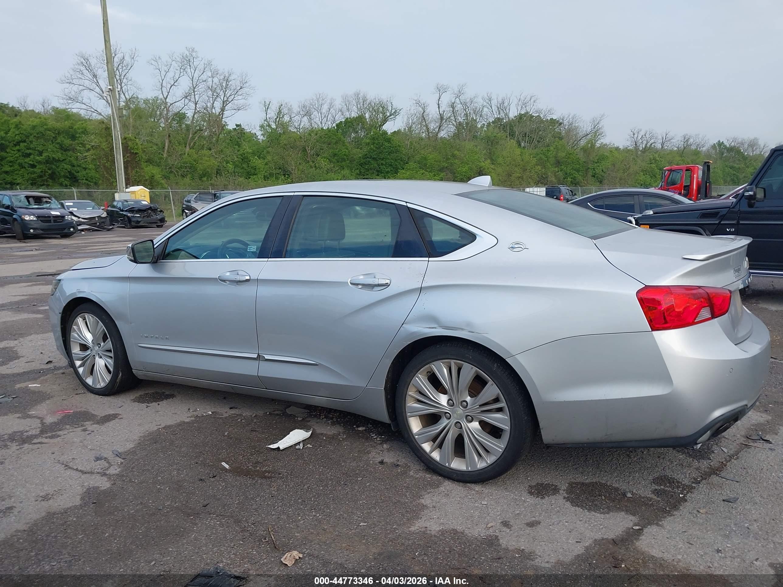 2014 Chevrolet Impala 2lz Silver vin: 2G1155S33E9277385