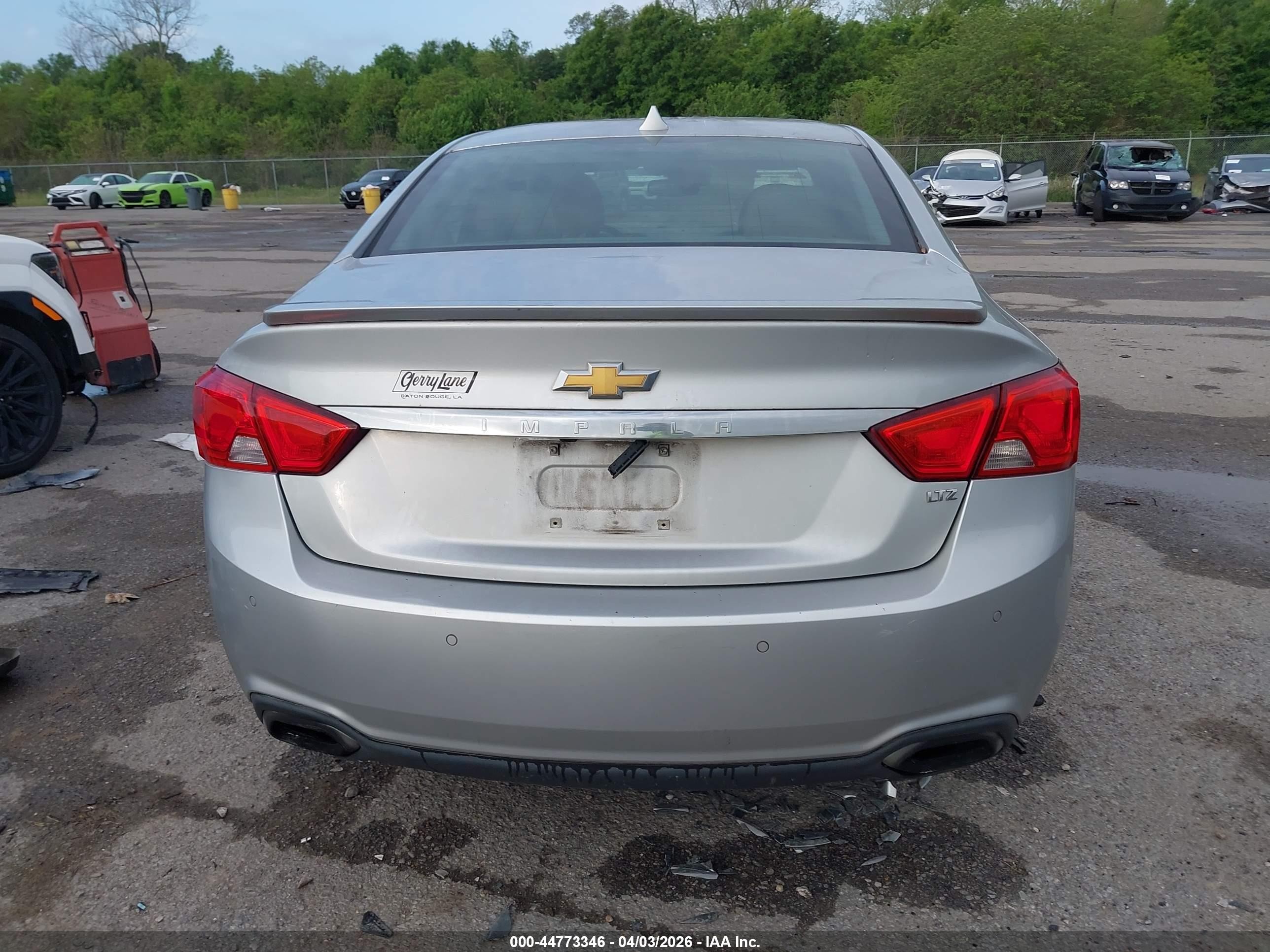 2014 Chevrolet Impala 2lz Silver vin: 2G1155S33E9277385